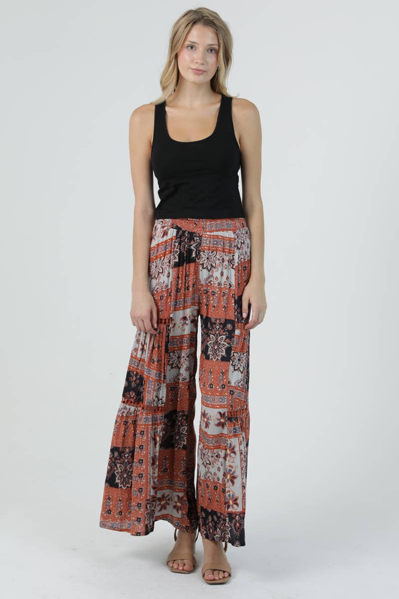 Around the Block Wide Leg Pant - ivyandlavyboutique ANGIE