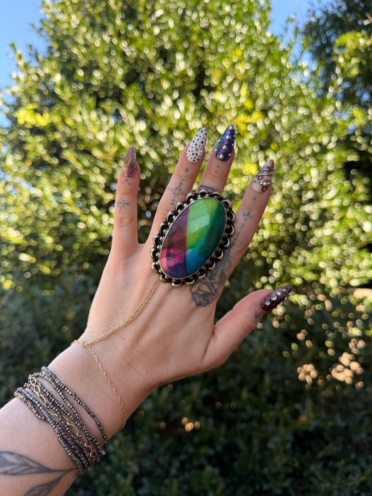 Artist Palette Ring 1 - Boho Wanderlust Boutique ivyandlavyboutique