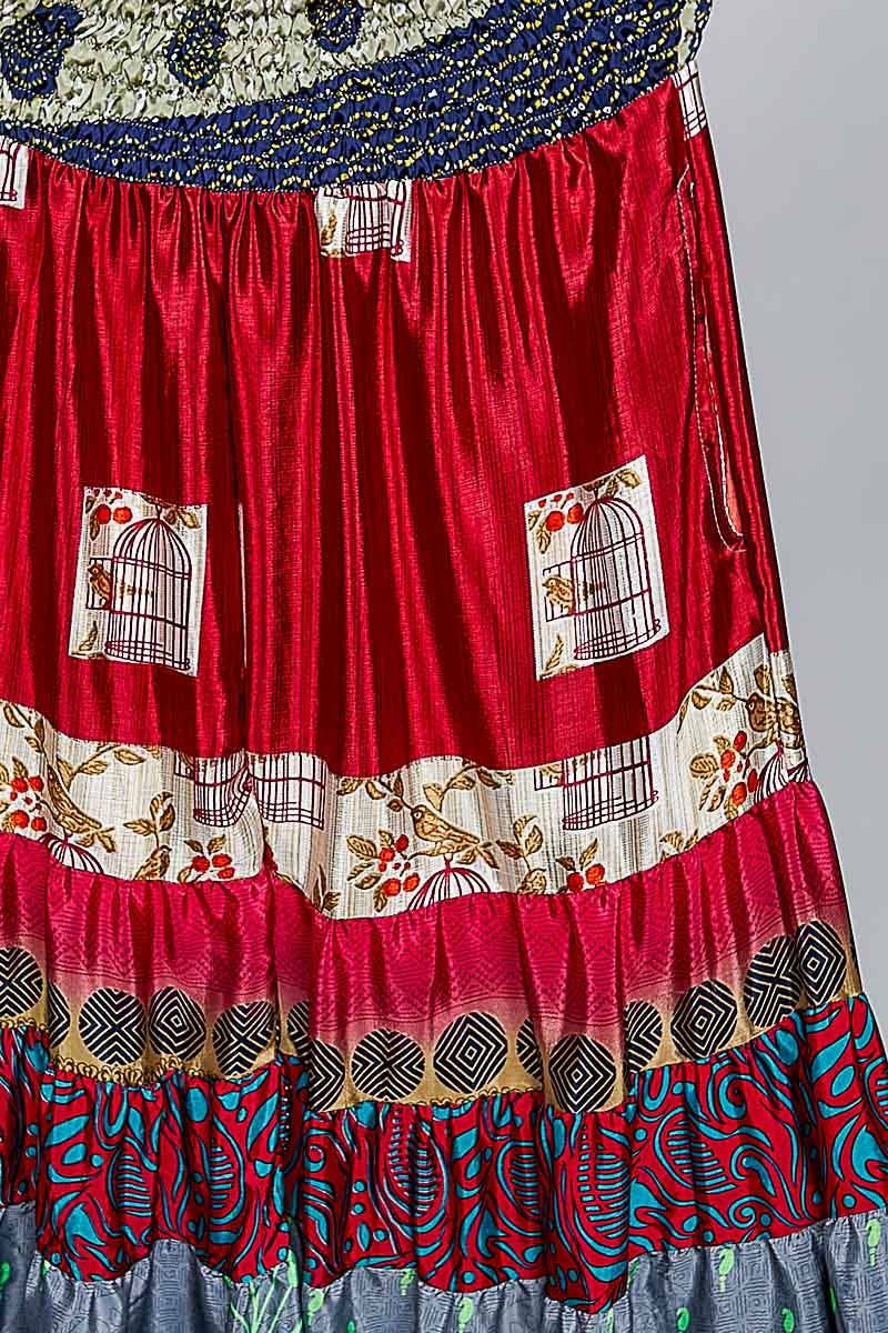Assorted Print High Rise Smocked Wide Leg Pants: ASSORTED / OS - ivyandlavyboutique Pol Clothing