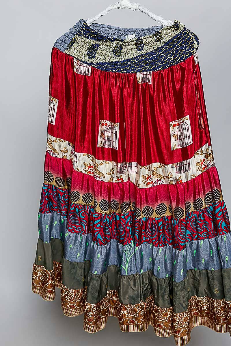 Assorted Print High Rise Smocked Wide Leg Pants: ASSORTED / OS - ivyandlavyboutique Pol Clothing