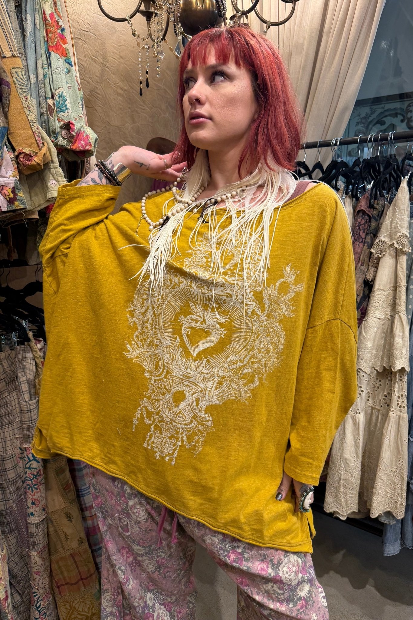 Be Free Top - Full of Love: ONE SIZE