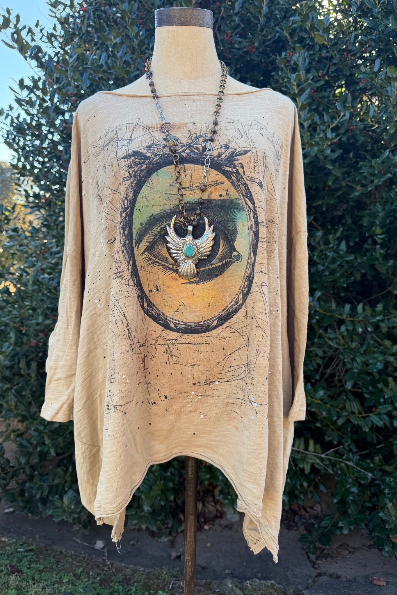 Be Free Top - in All Seeing EYE - ivyandlavyboutique Jaded Gypsy