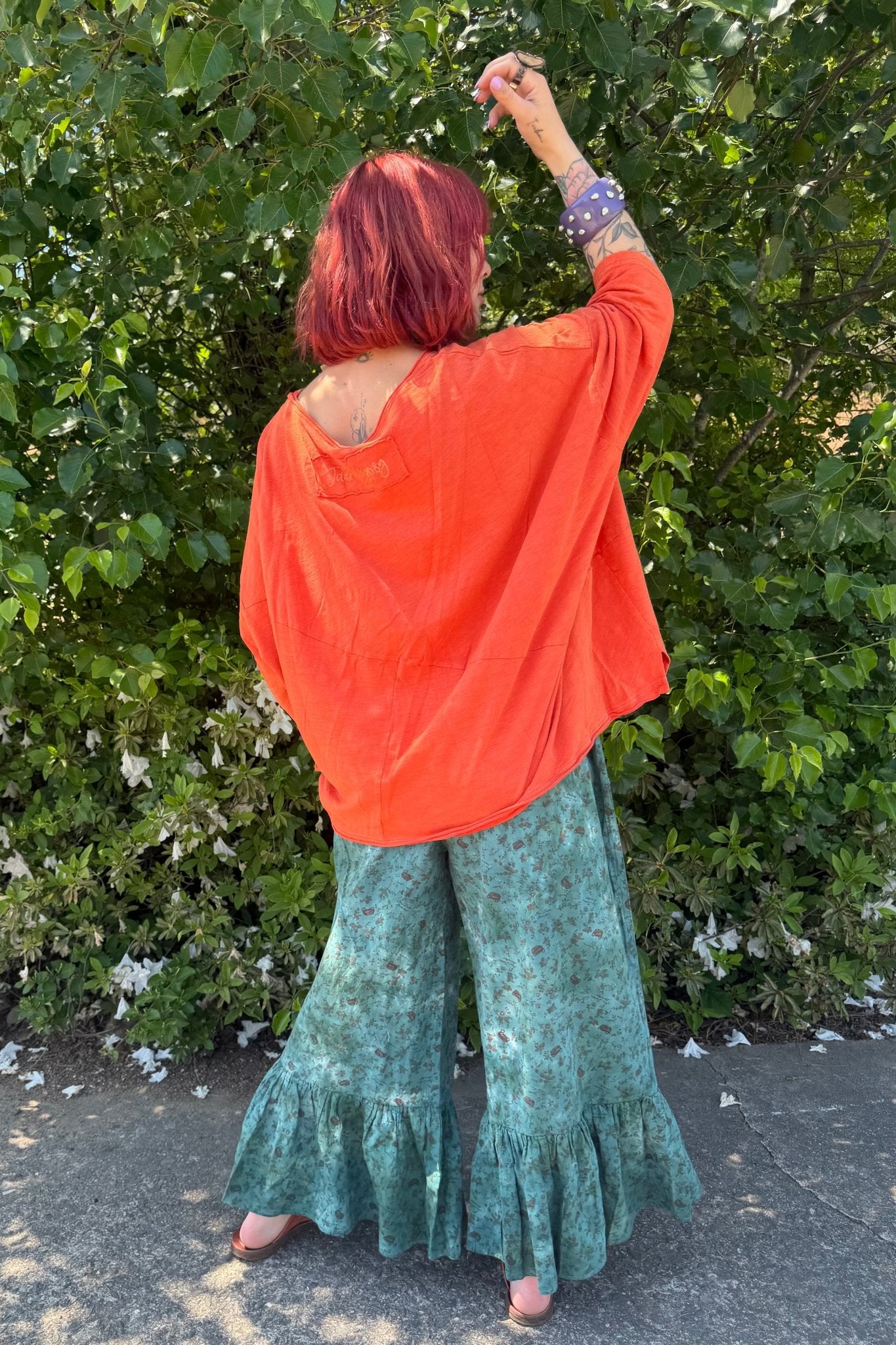 Be Free Top Orange - ivyandlavyboutique Jaded Gypsy