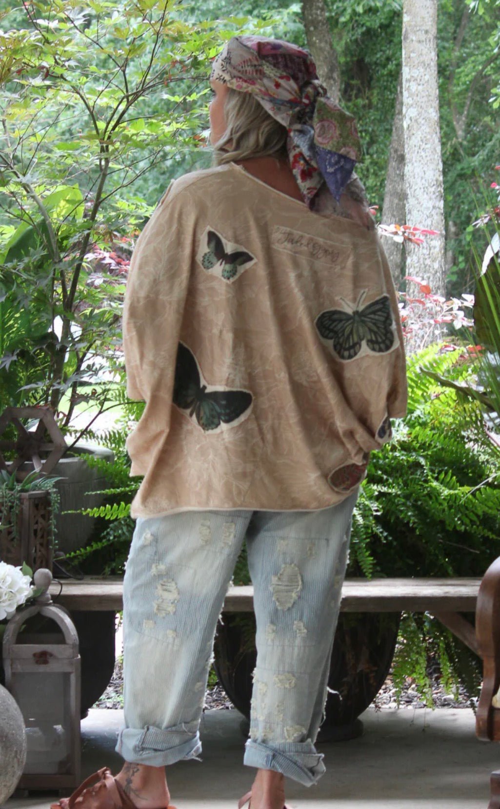 Be Free Top - Tan Flutter By - ivyandlavyboutique Jaded Gypsy