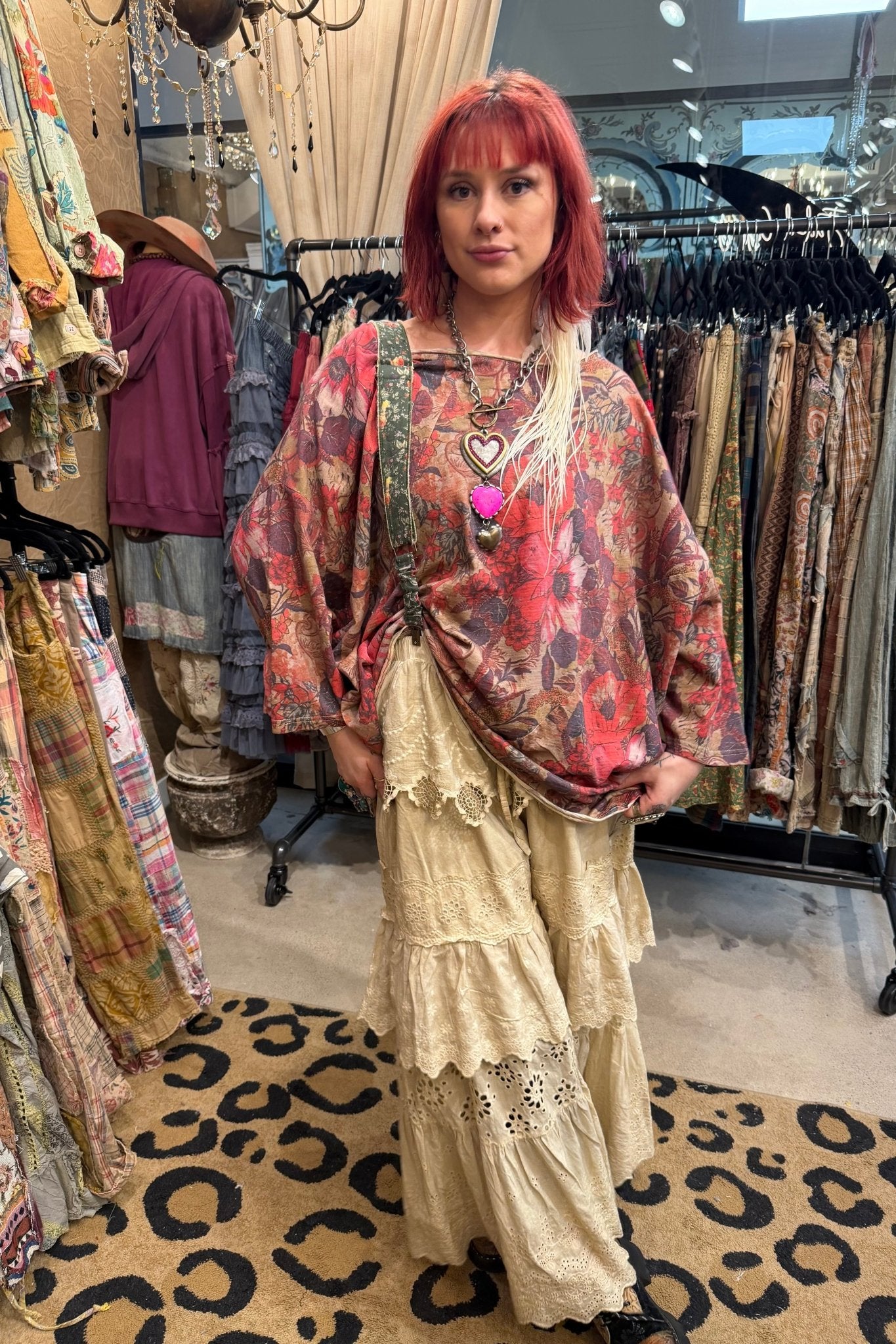 Be Free Top Woodland Meadow - ivyandlavyboutique Jaded Gypsy