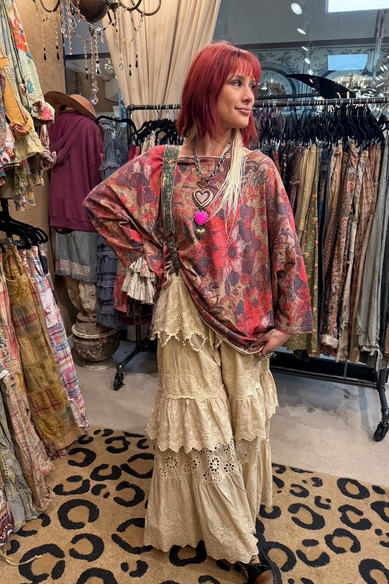 Be Free Top Woodland Meadow - ivyandlavyboutique Jaded Gypsy