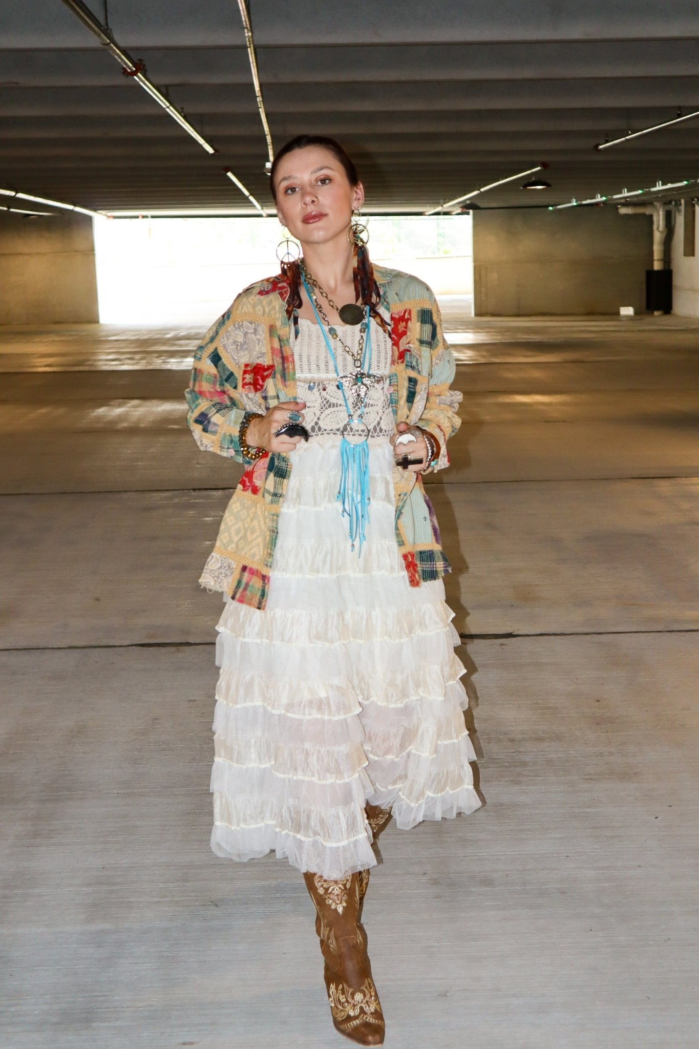Beached Queen Ruffle Dress - ivyandlavyboutique Pol Clothing
