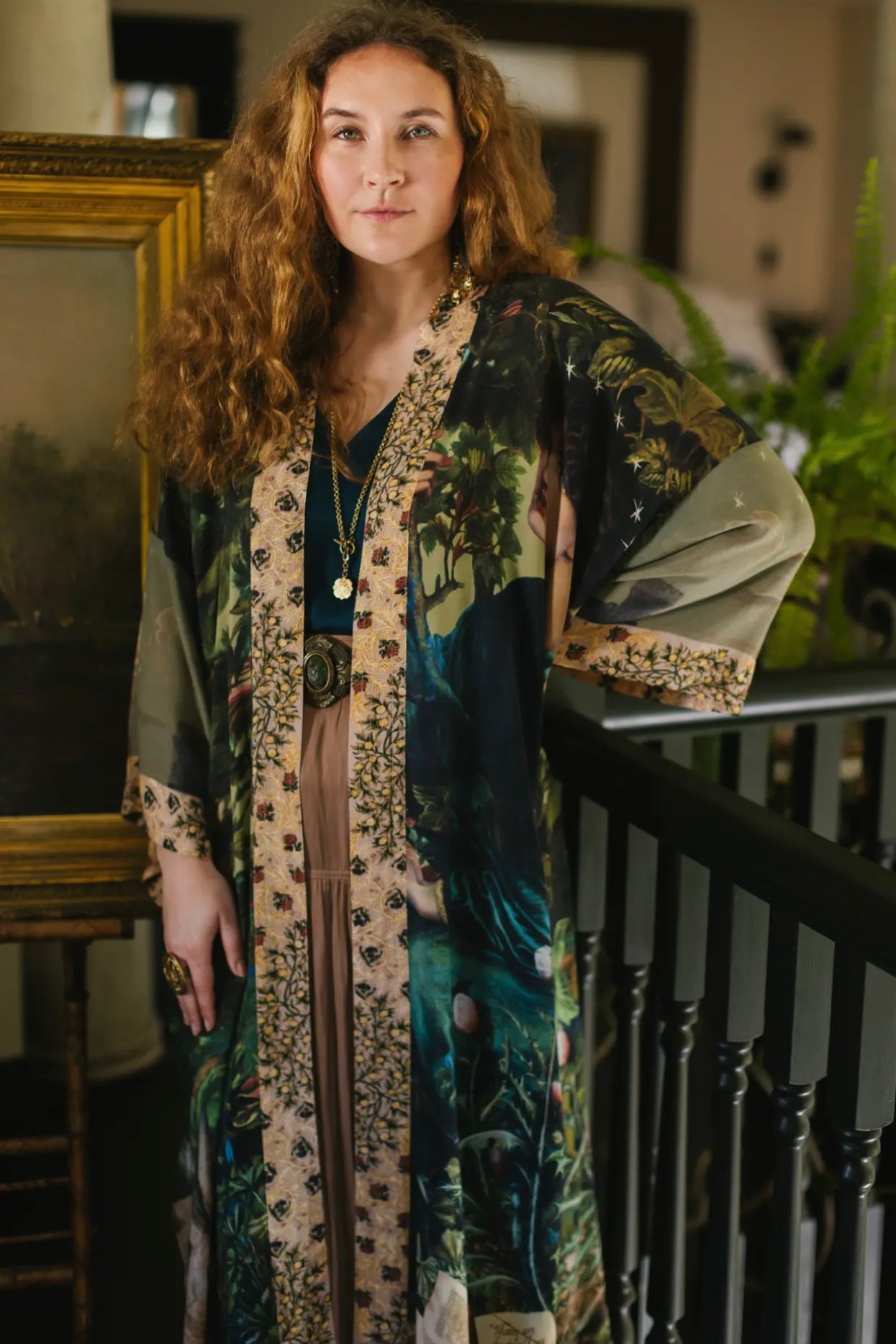Bella Notte Long Duster Bamboo Kimono Robe - ivyandlavyboutique Market of Stars