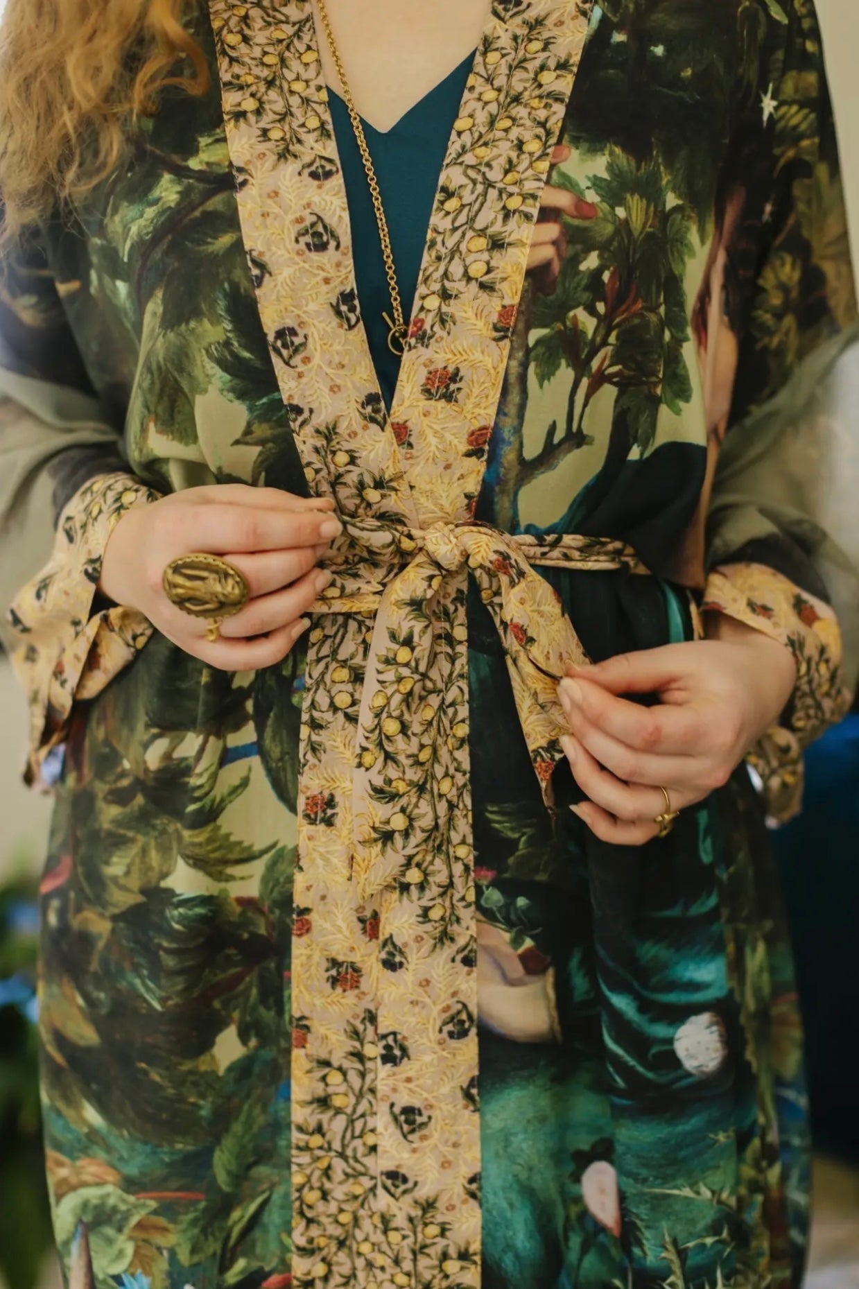 Bella Notte Long Duster Bamboo Kimono Robe - ivyandlavyboutique Market of Stars