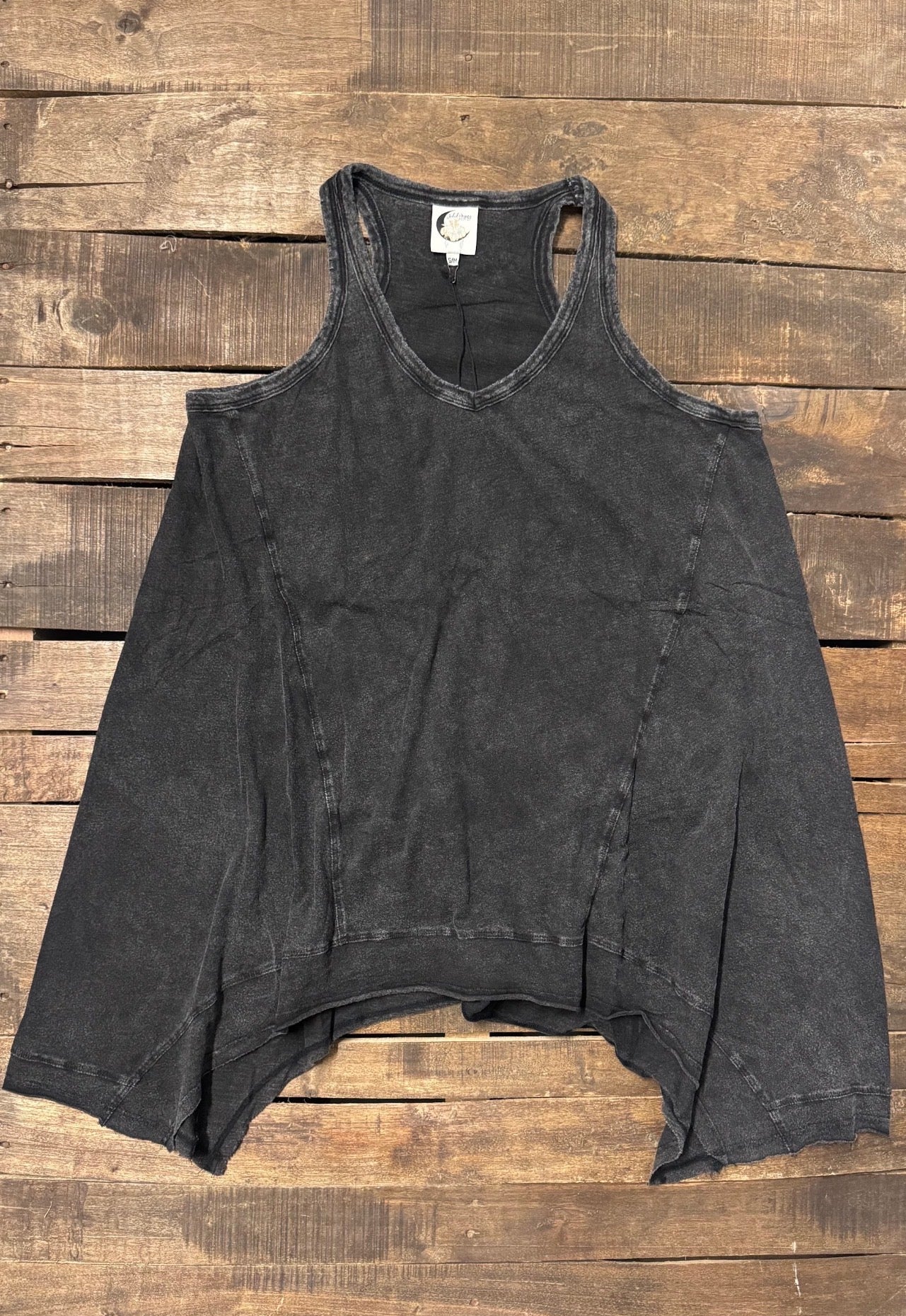 Beyond The Moon Tank in Vintage Black - ivyandlavyboutique Jaded Gypsy