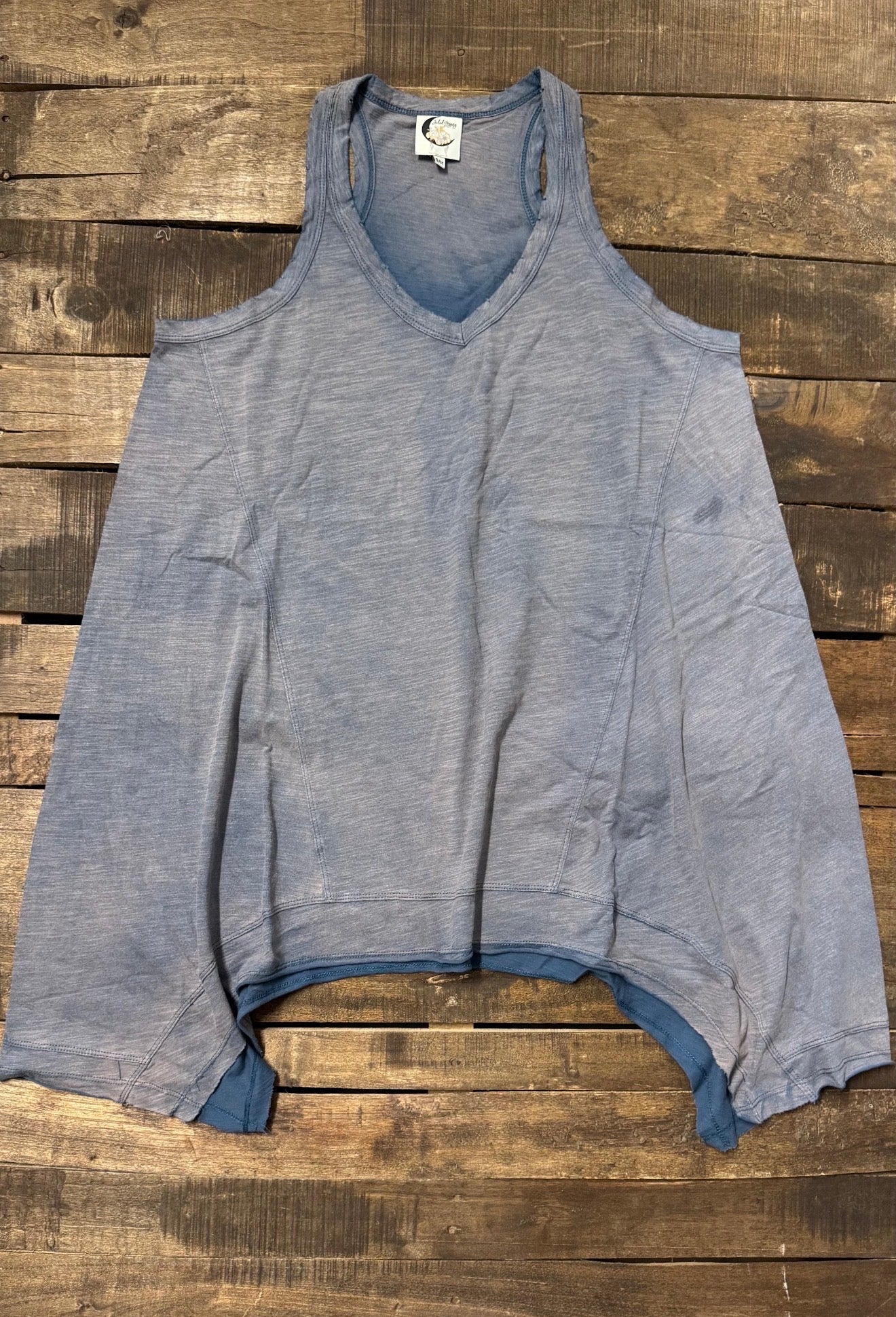Beyond The Moon Tank in Vintage Navy - ivyandlavyboutique Jaded Gypsy