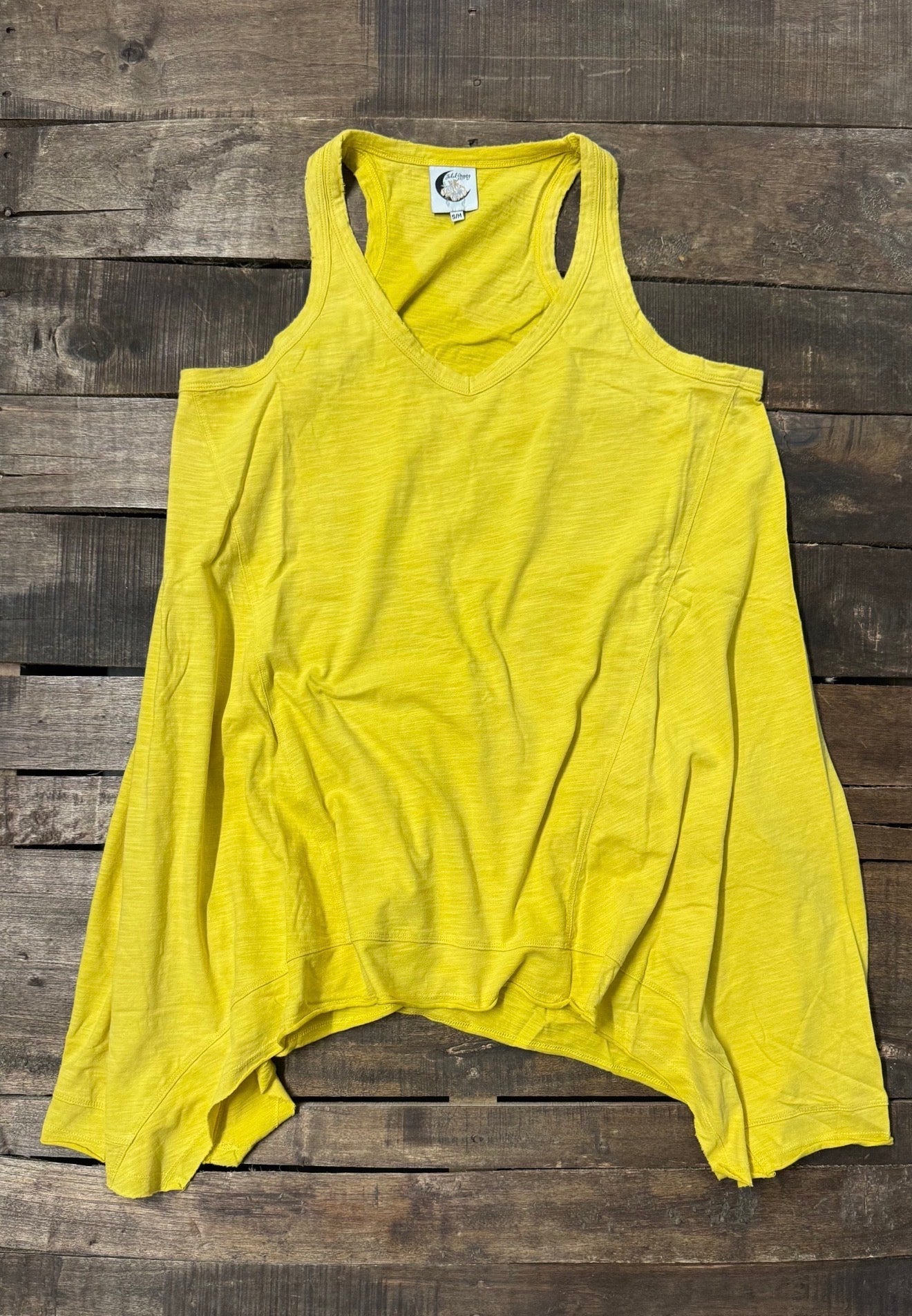 Beyond The Moon Tank in Yellow - ivyandlavyboutique Jaded Gypsy