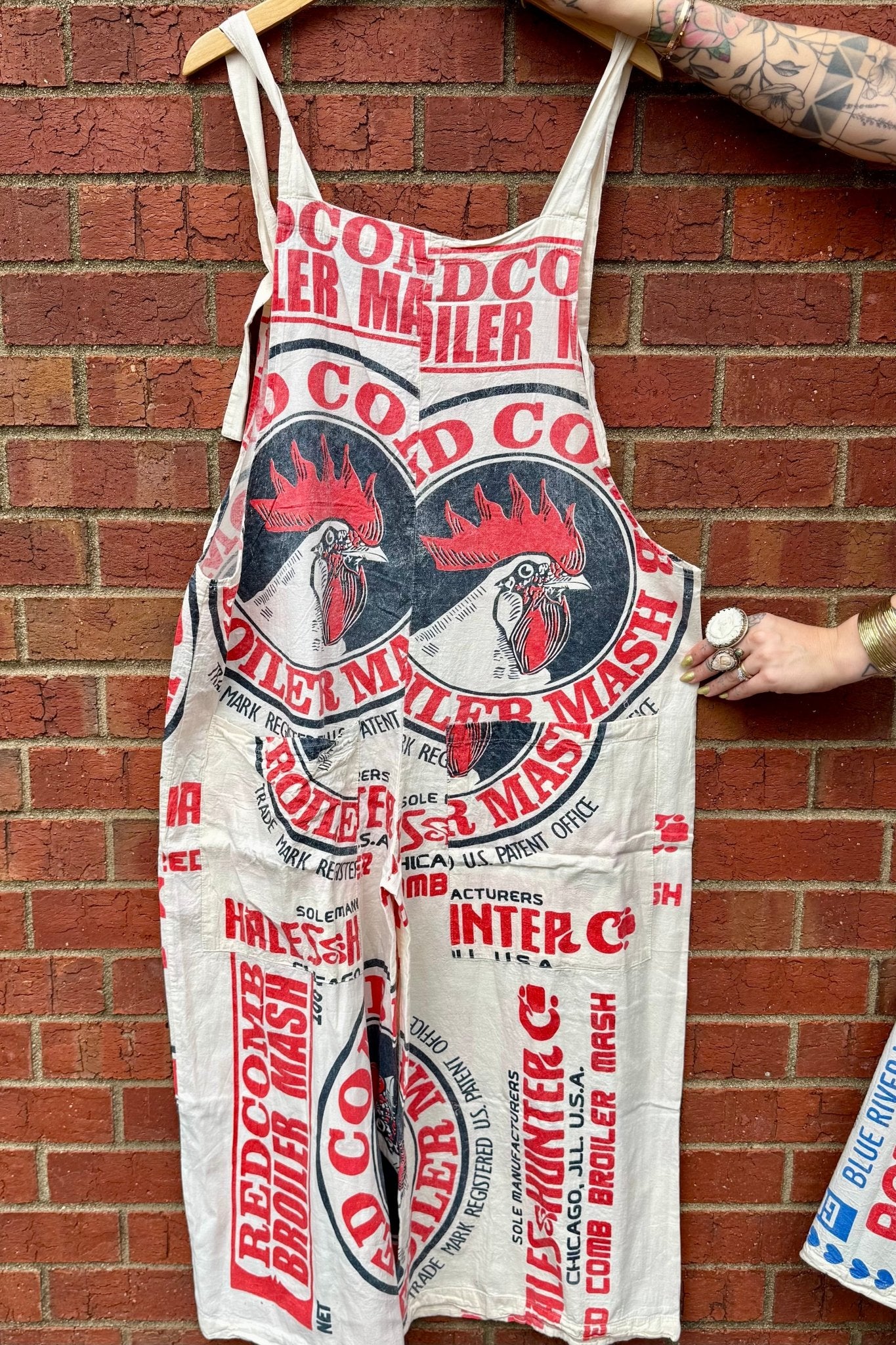 Big Chicken Jumpsuit Flour Sack - ivyandlavyboutique Kathmandu Imports