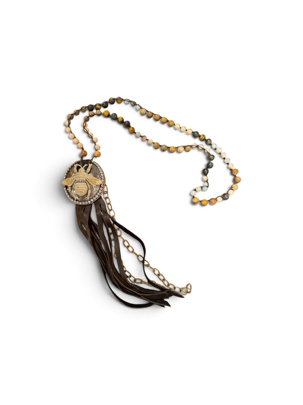 Big Ol’ Bee Necklace - Boho Wanderlust Boutique Jaded Gypsy