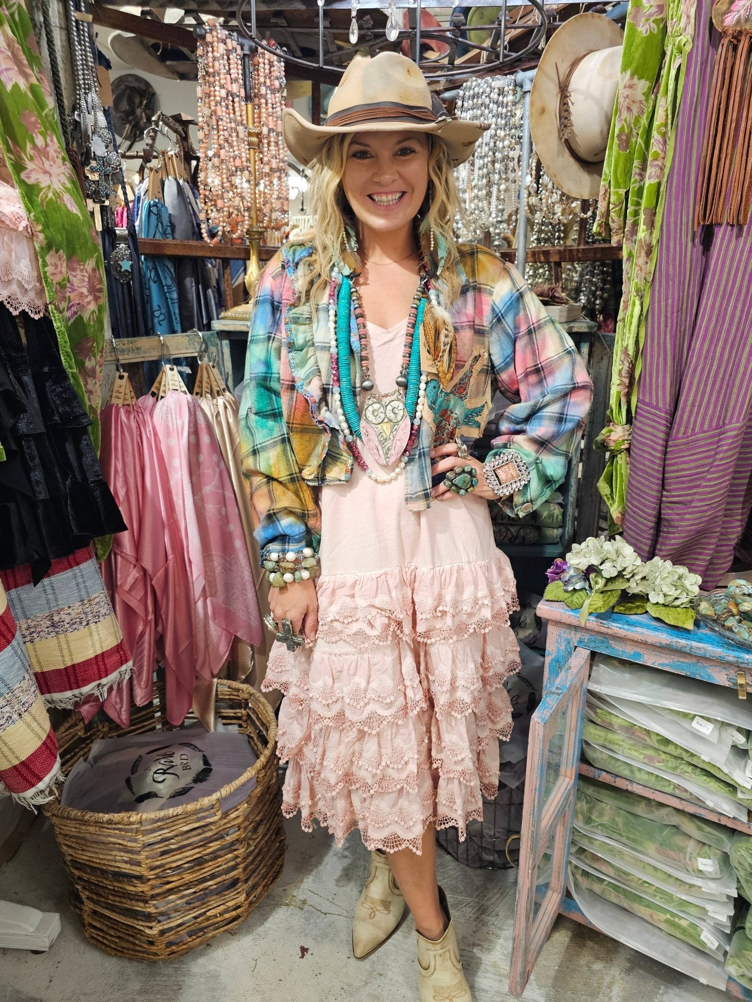 Black Distressed Ruffle Slip Dress - ivyandlavyboutique A Rare Bird Shop