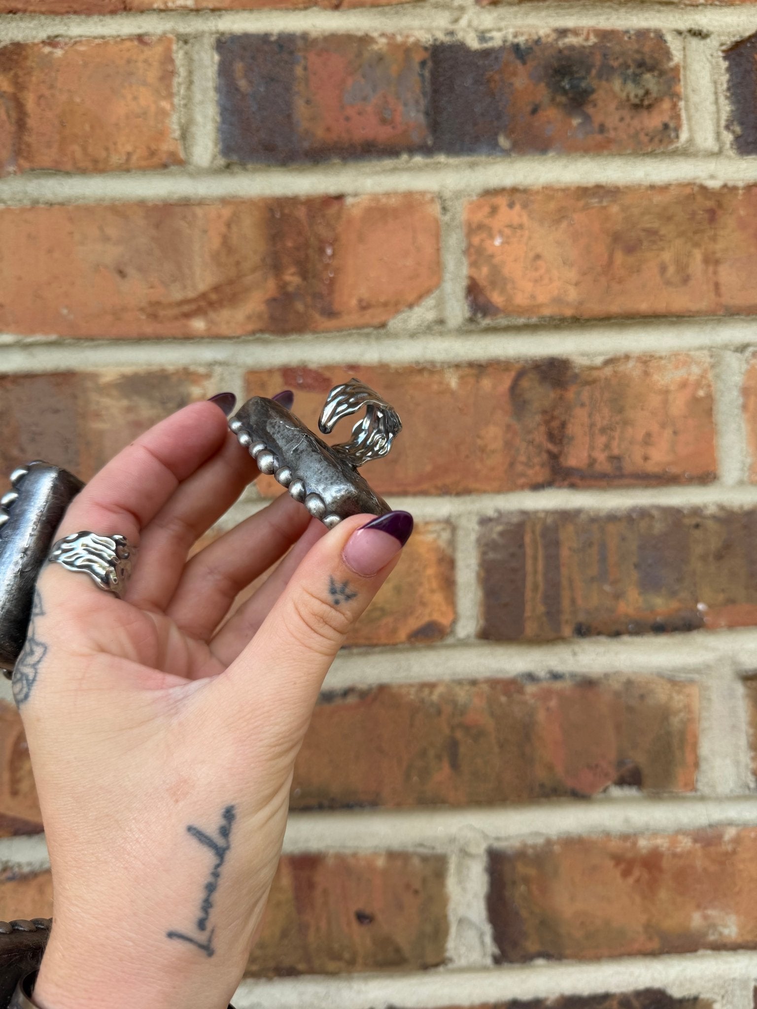 Blk Dr Pepper Domino Cuff Bracelet or Ring - ivyandlavyboutique ivyandlavyboutique