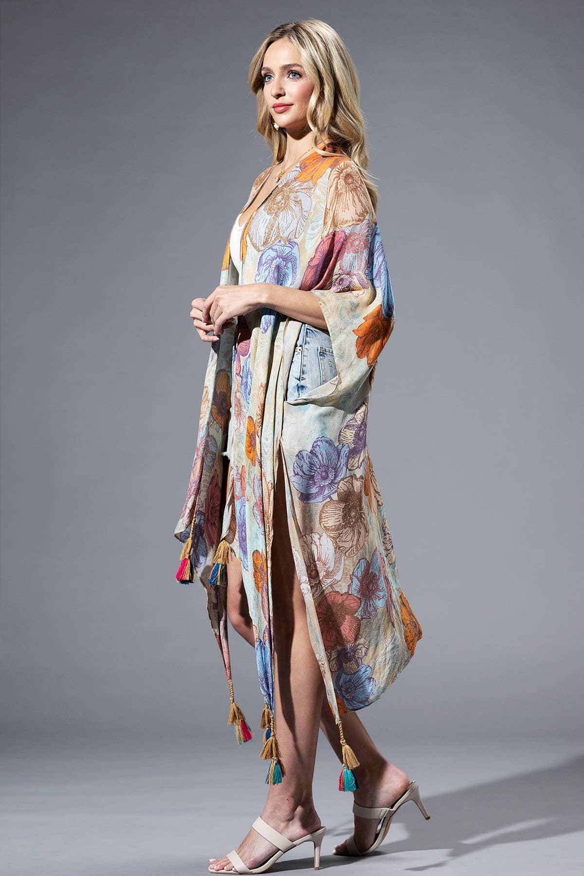 Blooming Field Kimono - ivyandlavyboutique Urbanista