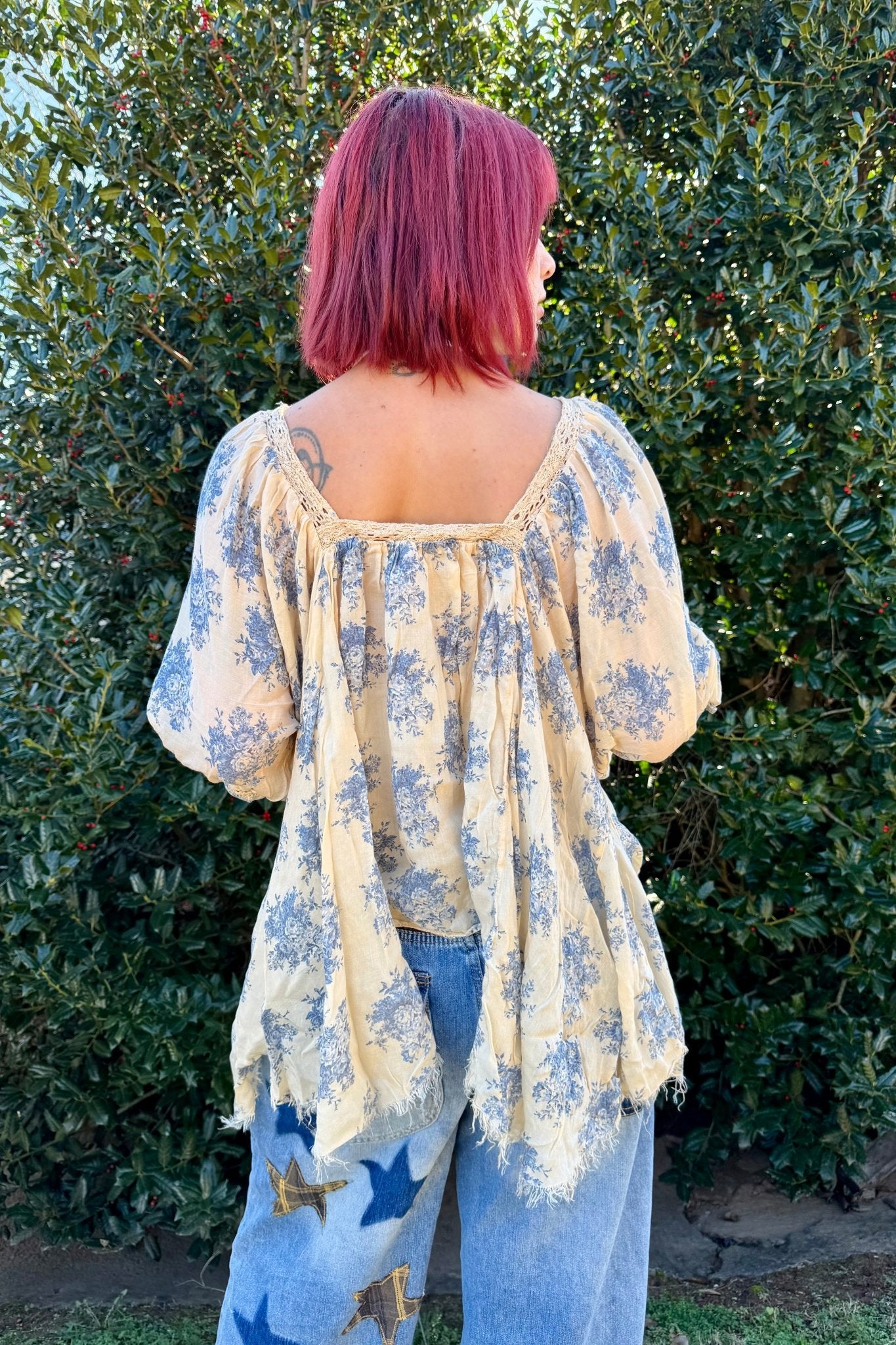Blue Bell Tunic Top - ivyandlavyboutique A Rare Bird Shop