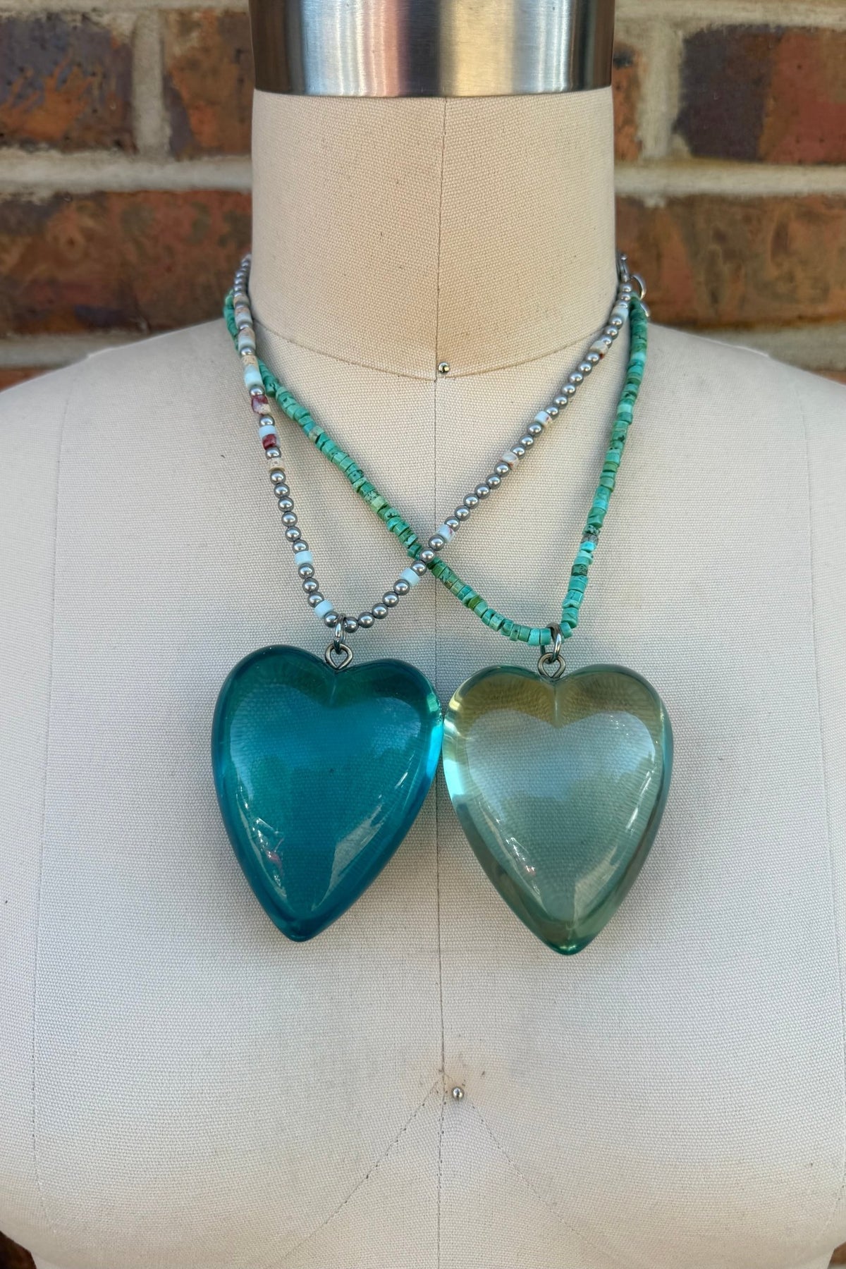 Blue Heart Necklace - Boho Wanderlust Boutique Boho Wanderlust Boutique