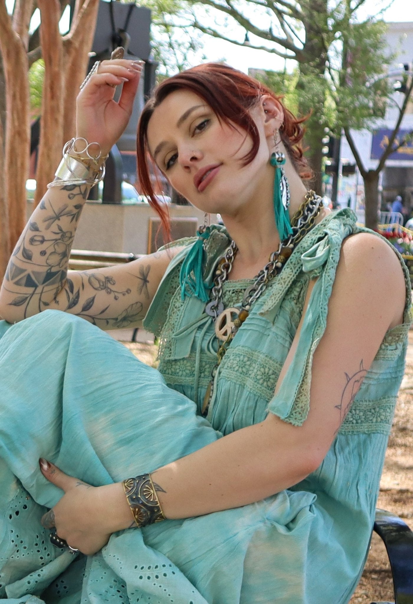 Blue Mist Maxi Dress - ivyandlavyboutique A Rare Bird Shop