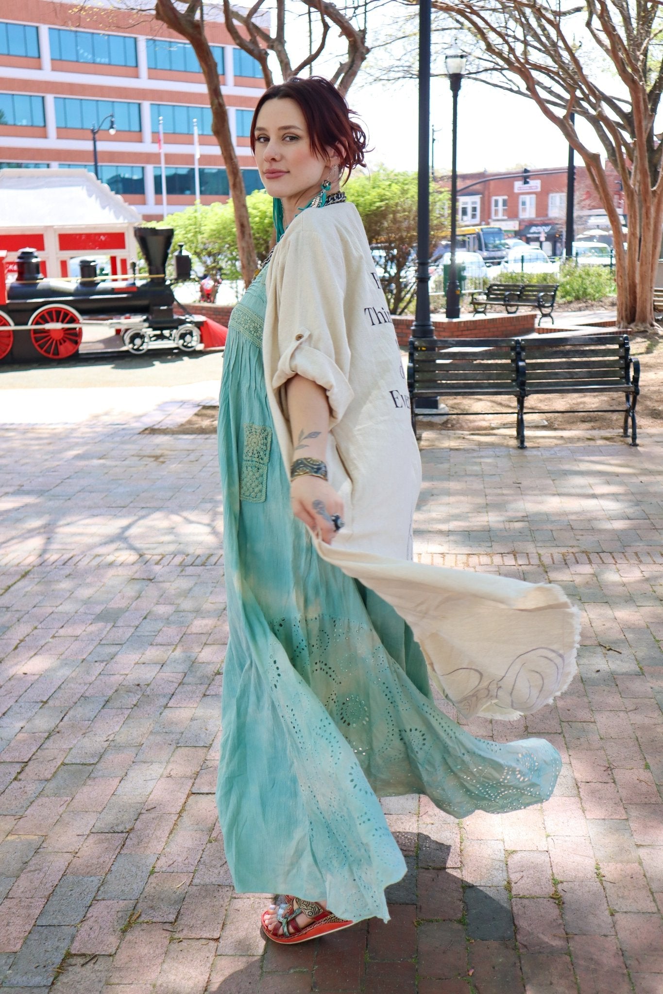 Blue Mist Maxi Dress - ivyandlavyboutique A Rare Bird Shop