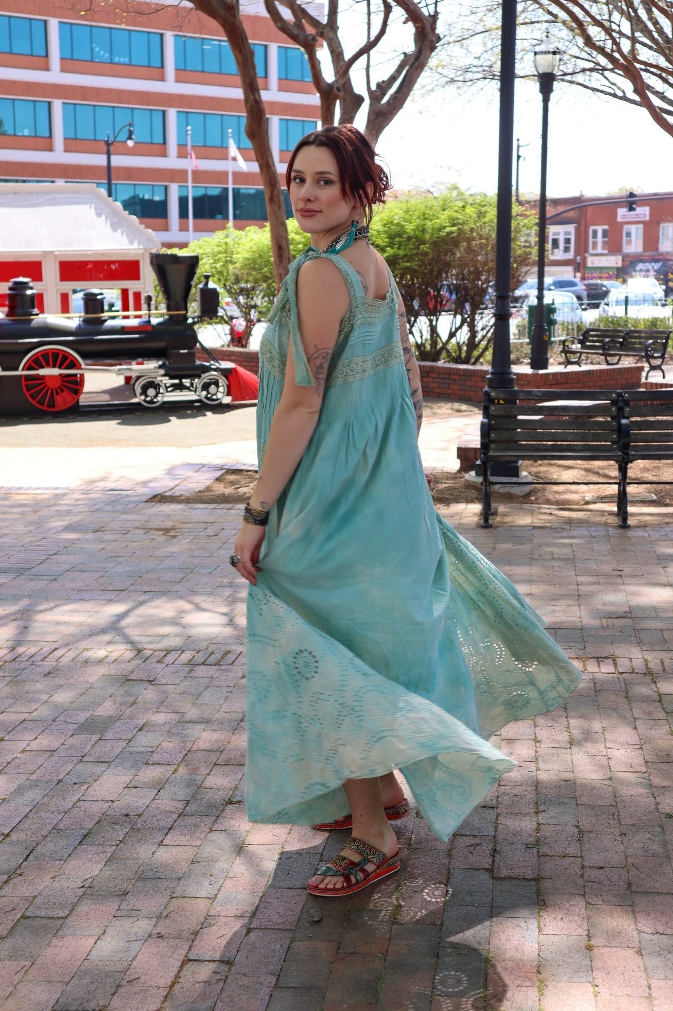 Blue Mist Maxi Dress - ivyandlavyboutique A Rare Bird Shop