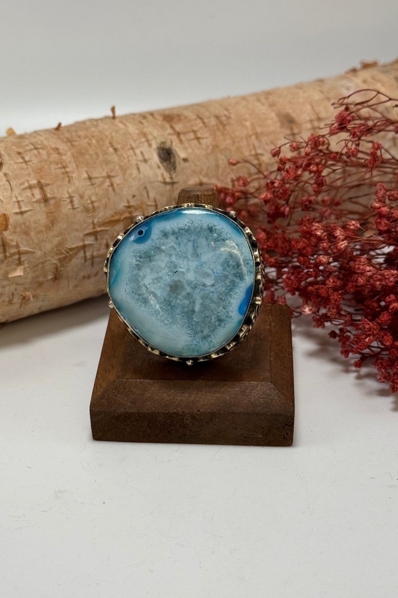 Blue Ocean Ring - ivyandlavyboutique ivyandlavyboutique