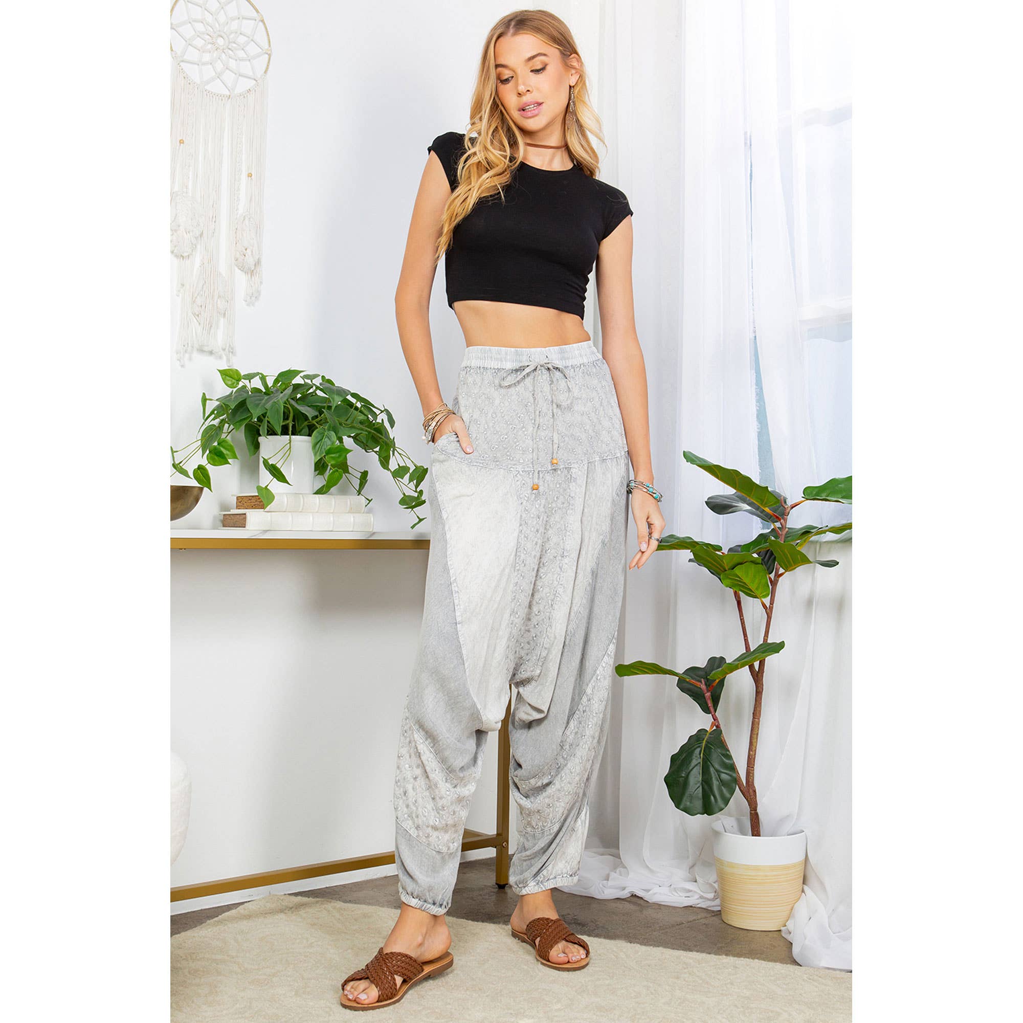 Bohemian Fusion Harem Pants - ivyandlavyboutique Young Threads