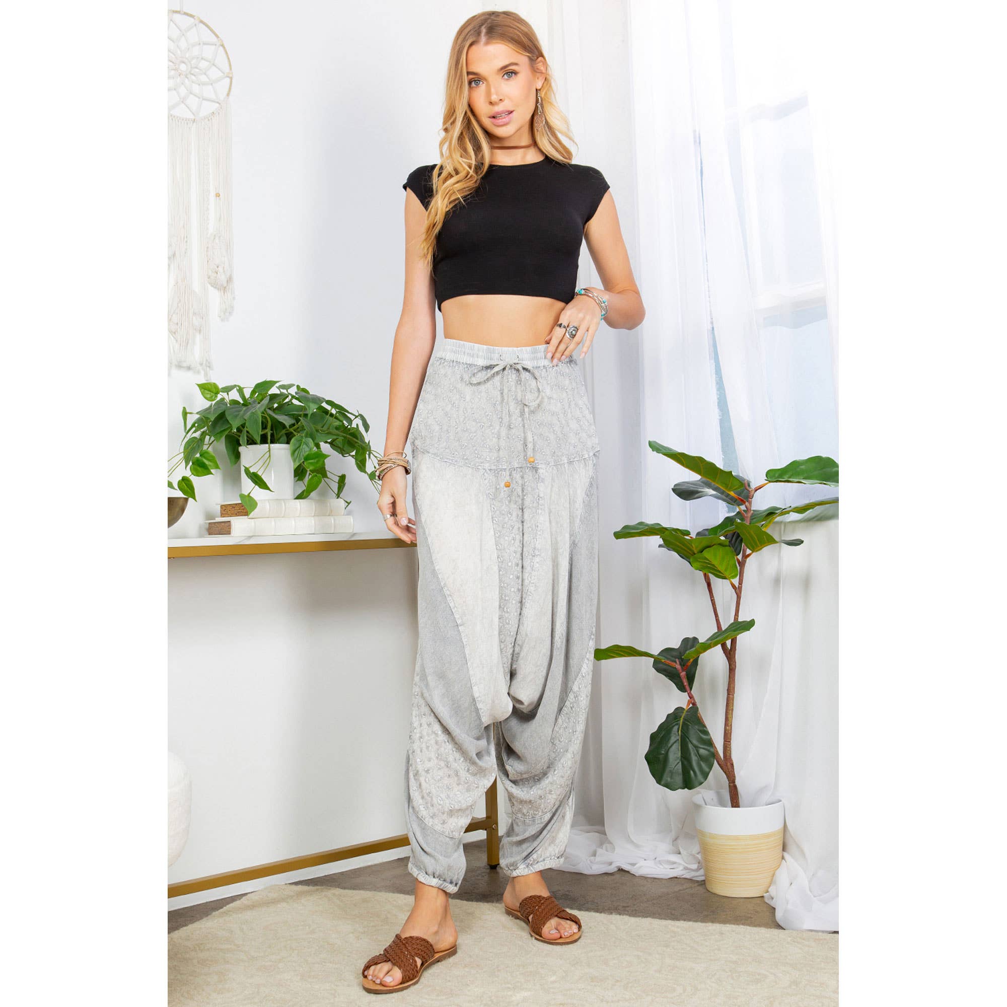 Bohemian Fusion Harem Pants - ivyandlavyboutique Young Threads
