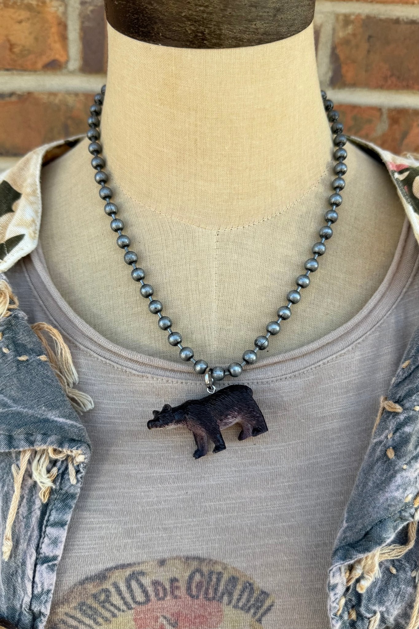 Brown Bear Inner Child Animal Necklace - ivyandlavyboutique ivyandlavyboutique
