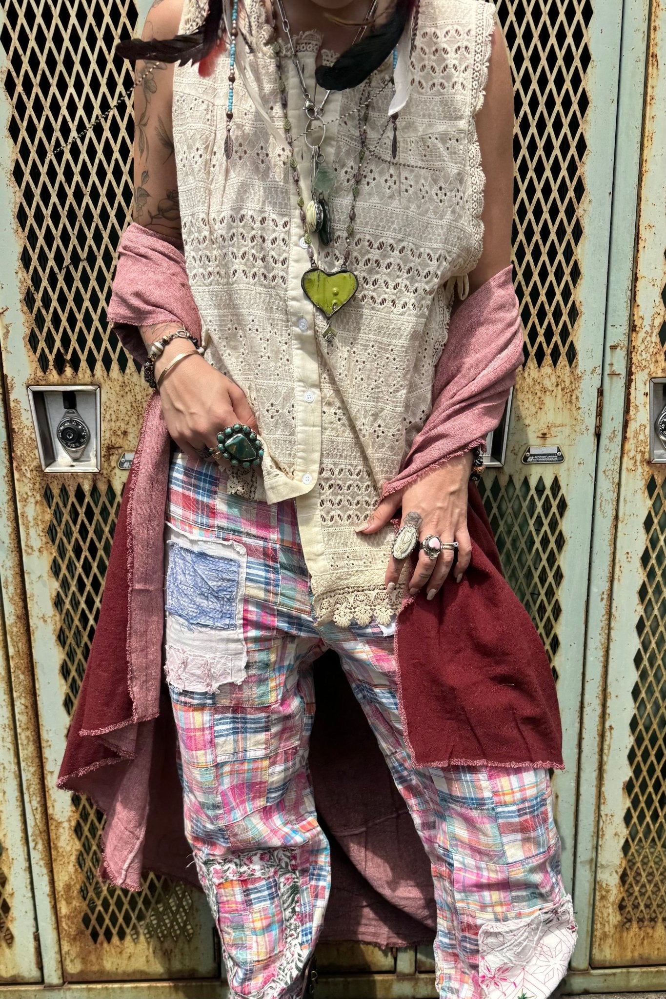 Buddha Duster Jacket in Red - ivyandlavyboutique I LOVE LINEN