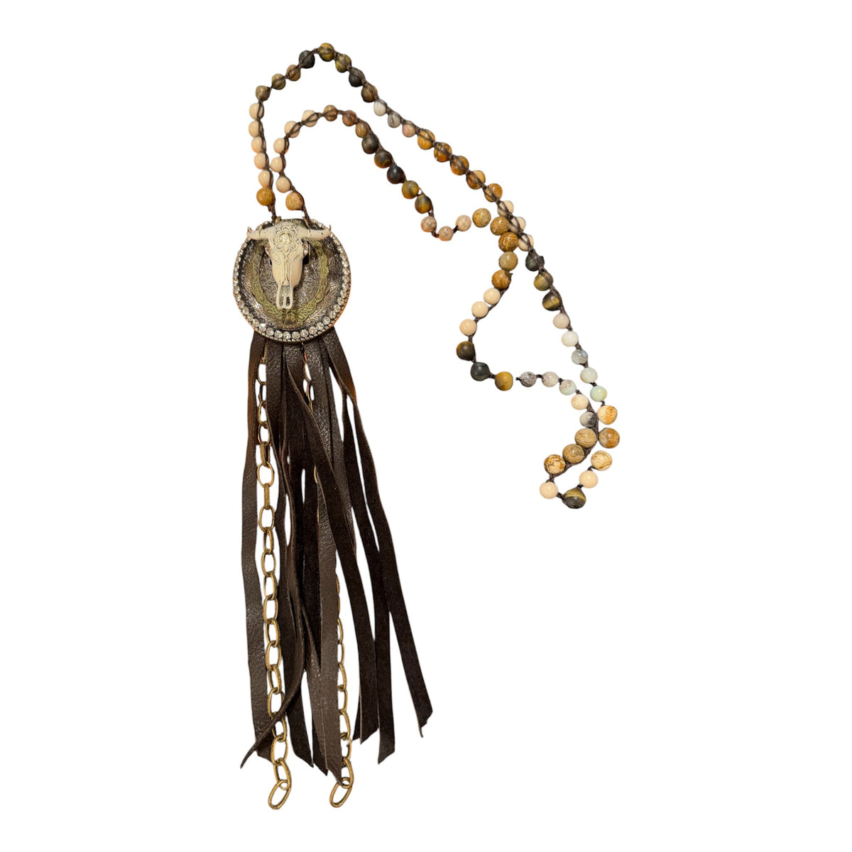 Bull In The Heather Necklace - Boho Wanderlust Boutique Jaded Gypsy