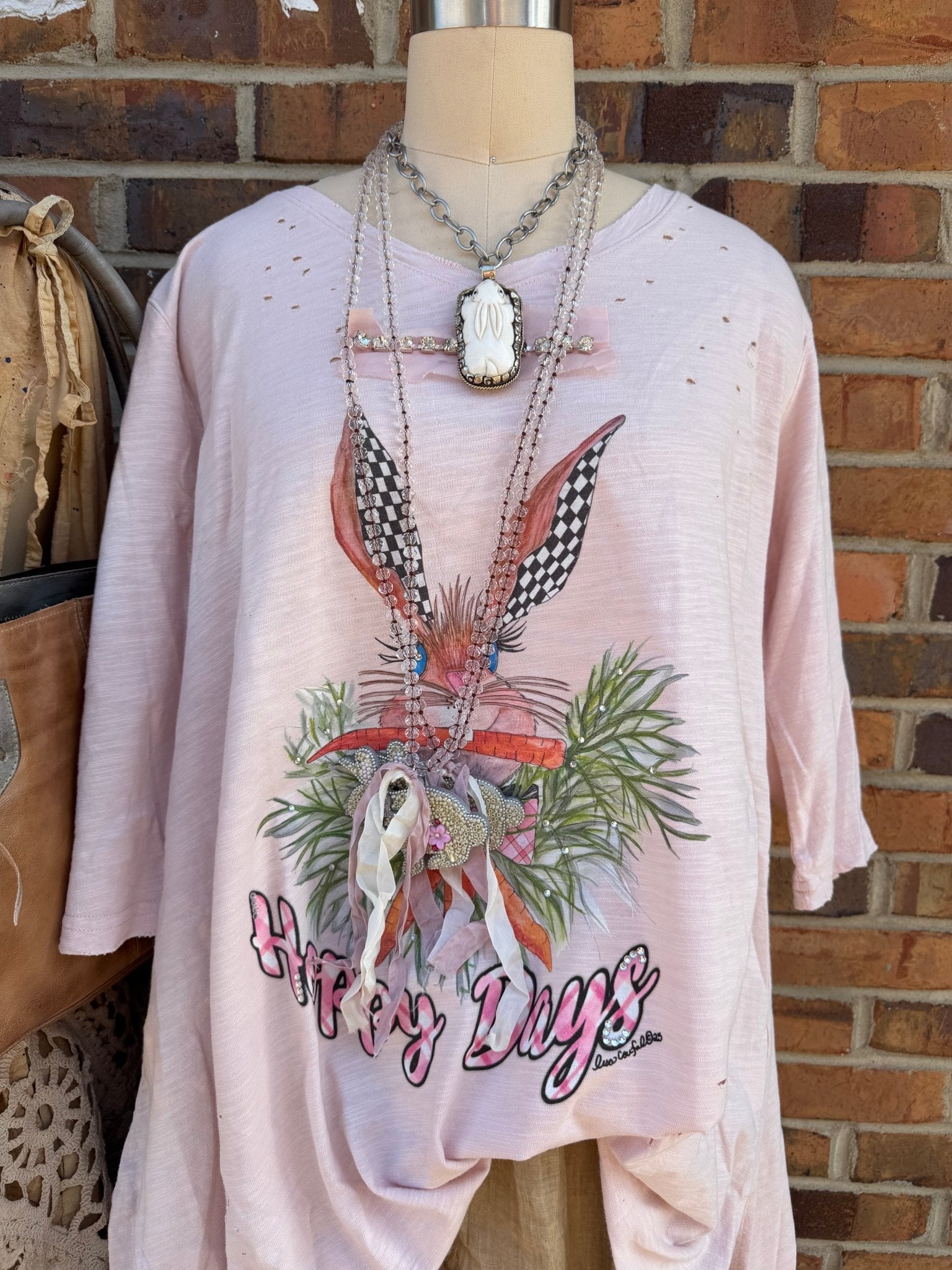 Bunny Shortie Necklace - ivyandlavyboutique ivyandlavyboutique