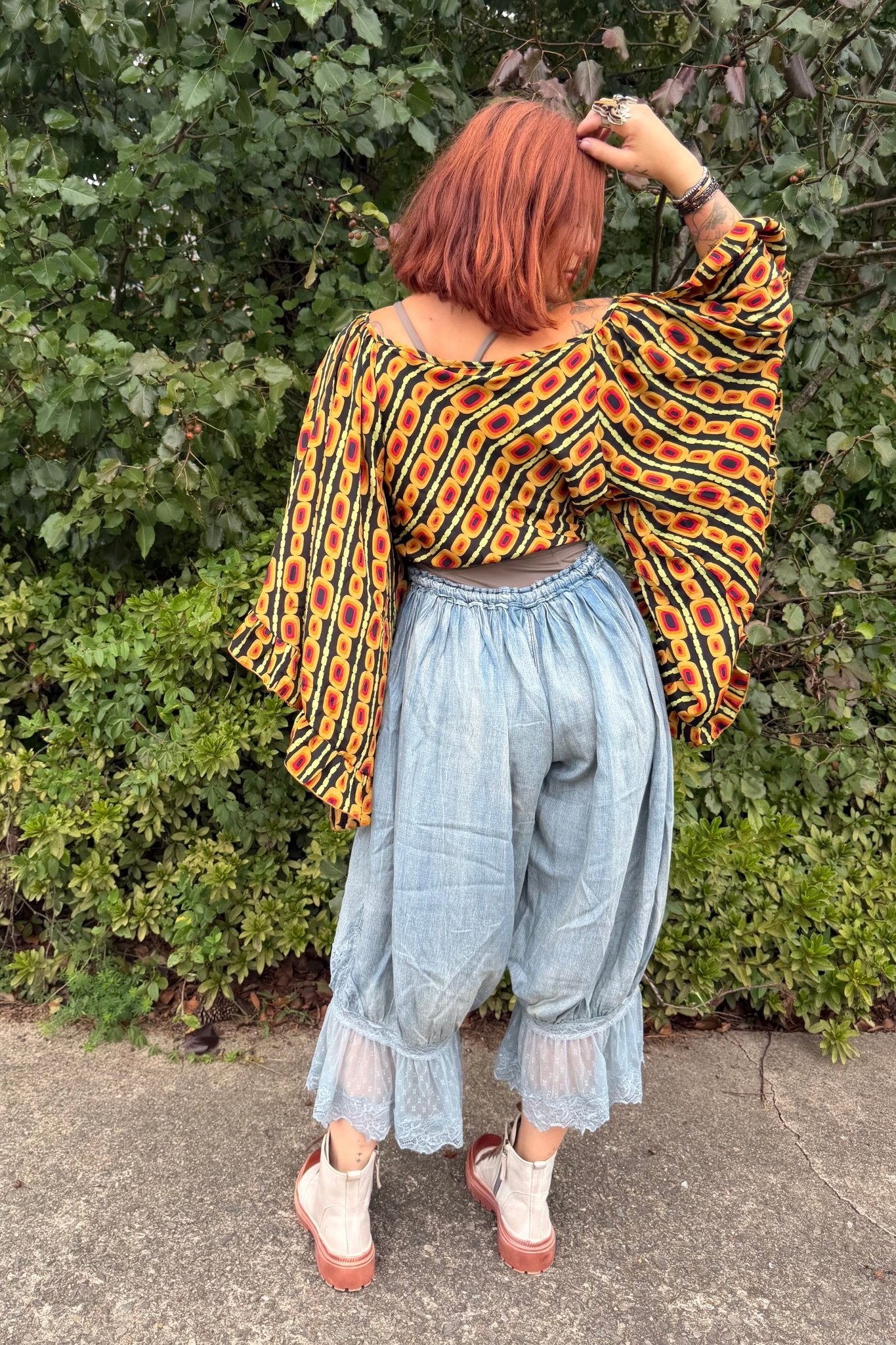 Butterfly Center Cinched Top Combo A - ivyandlavyboutique Karma Highway