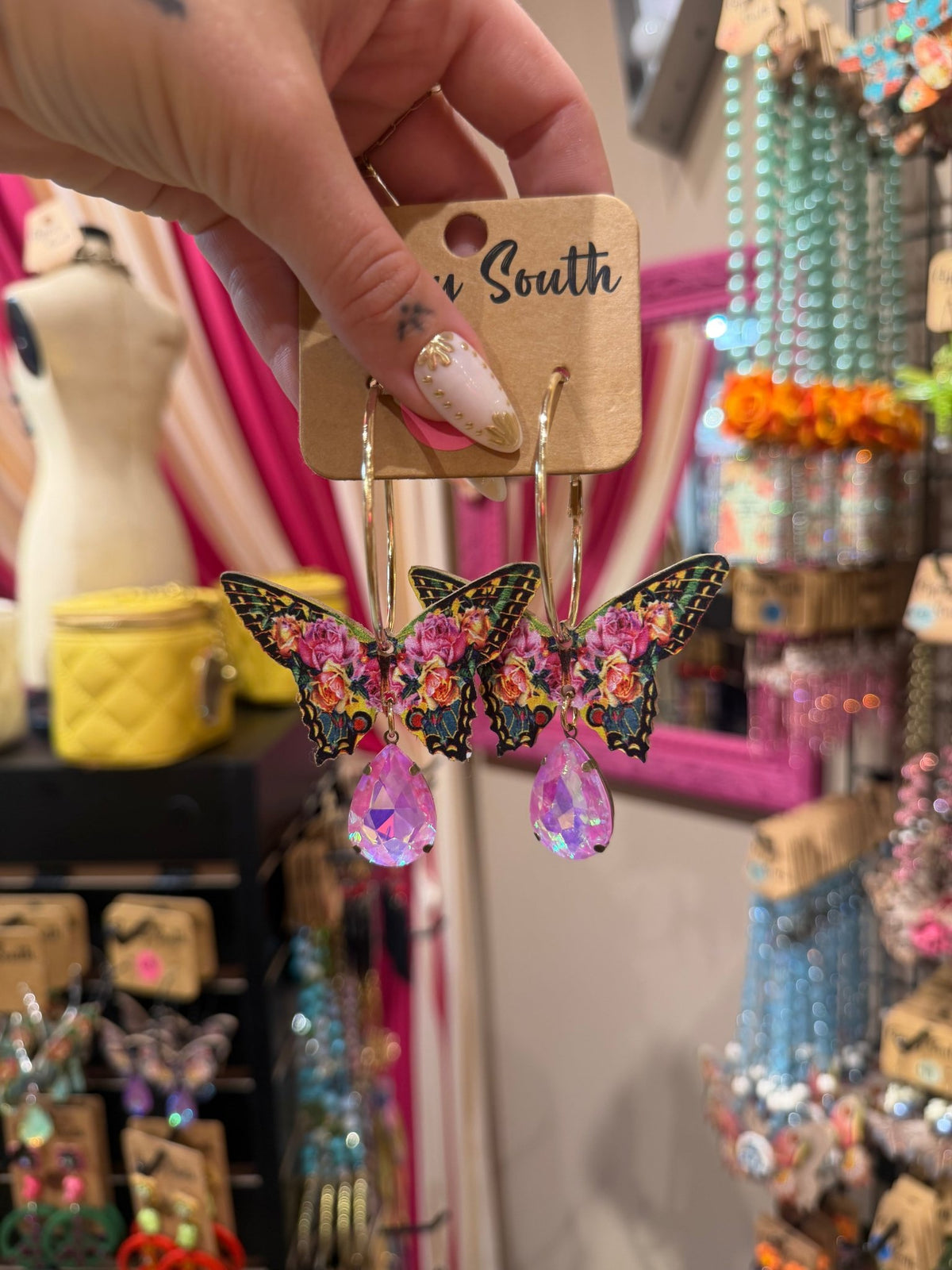 Butterfly Fly Earrings - 2 - ivyandlavyboutique ivyandlavyboutique