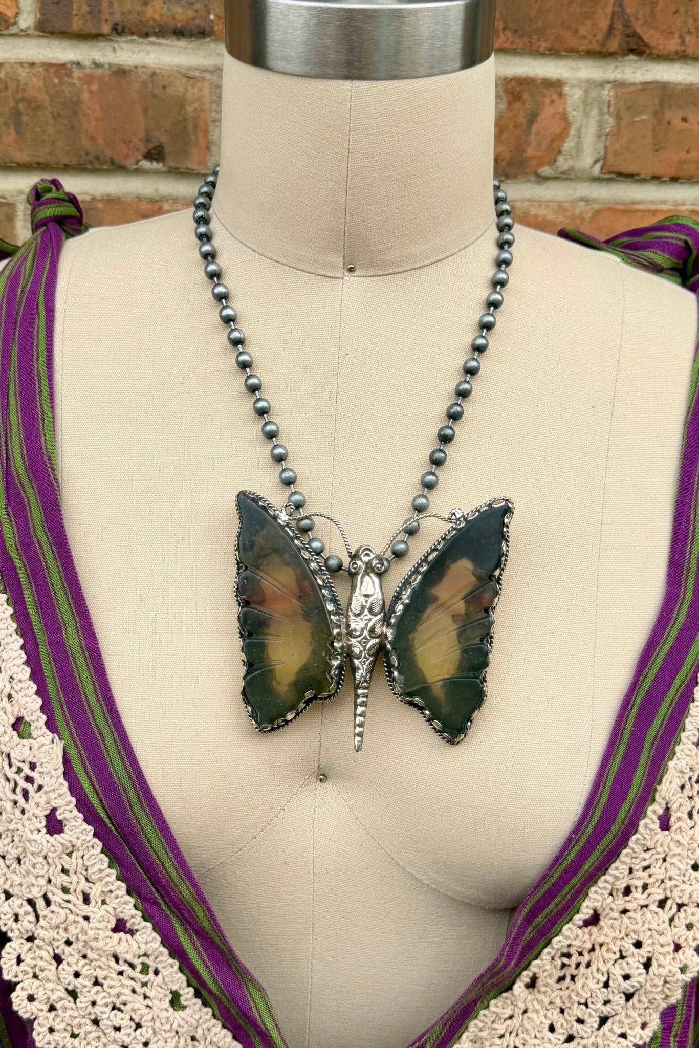 Butterfly Garden BIG Necklace - ivyandlavyboutique ivyandlavyboutique