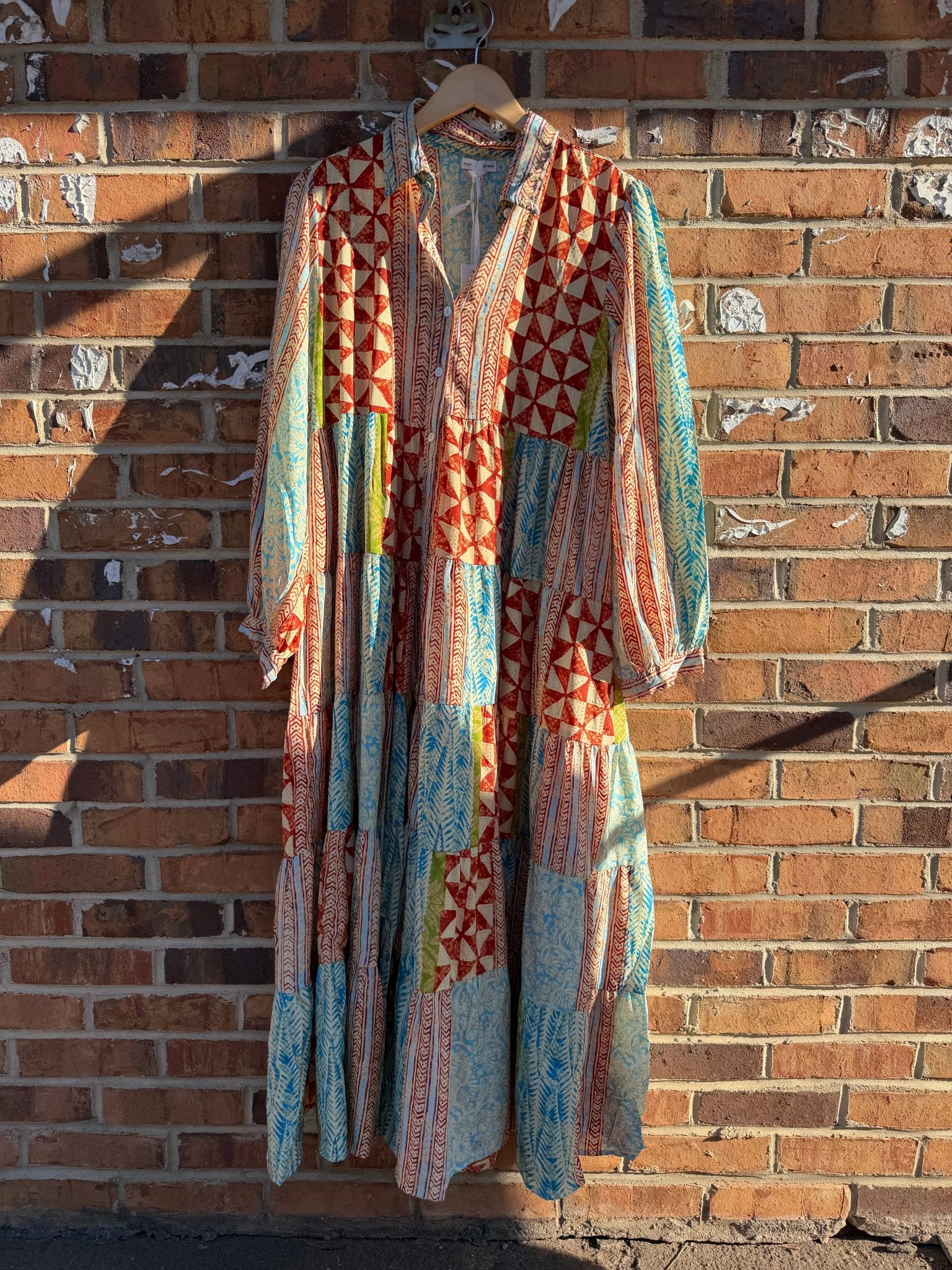 Button Down Dress - Karma Highway - 1 - ivyandlavyboutique ivyandlavyboutique