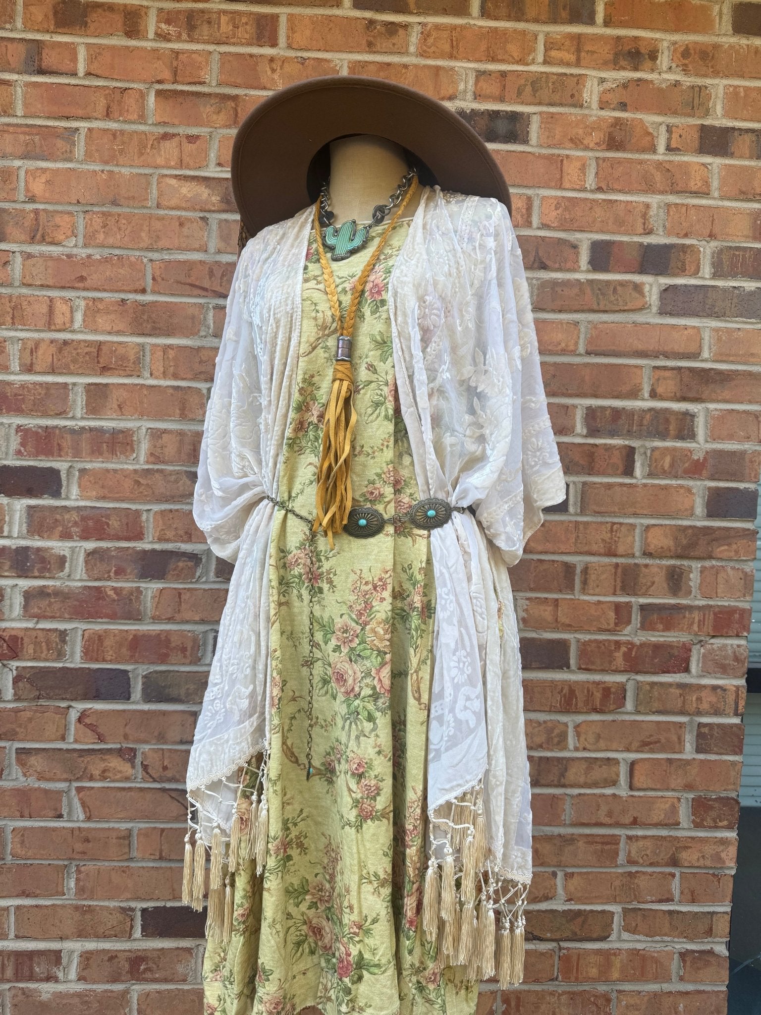 Cactus Brooklyn Necklace - ivyandlavyboutique Art by Amy