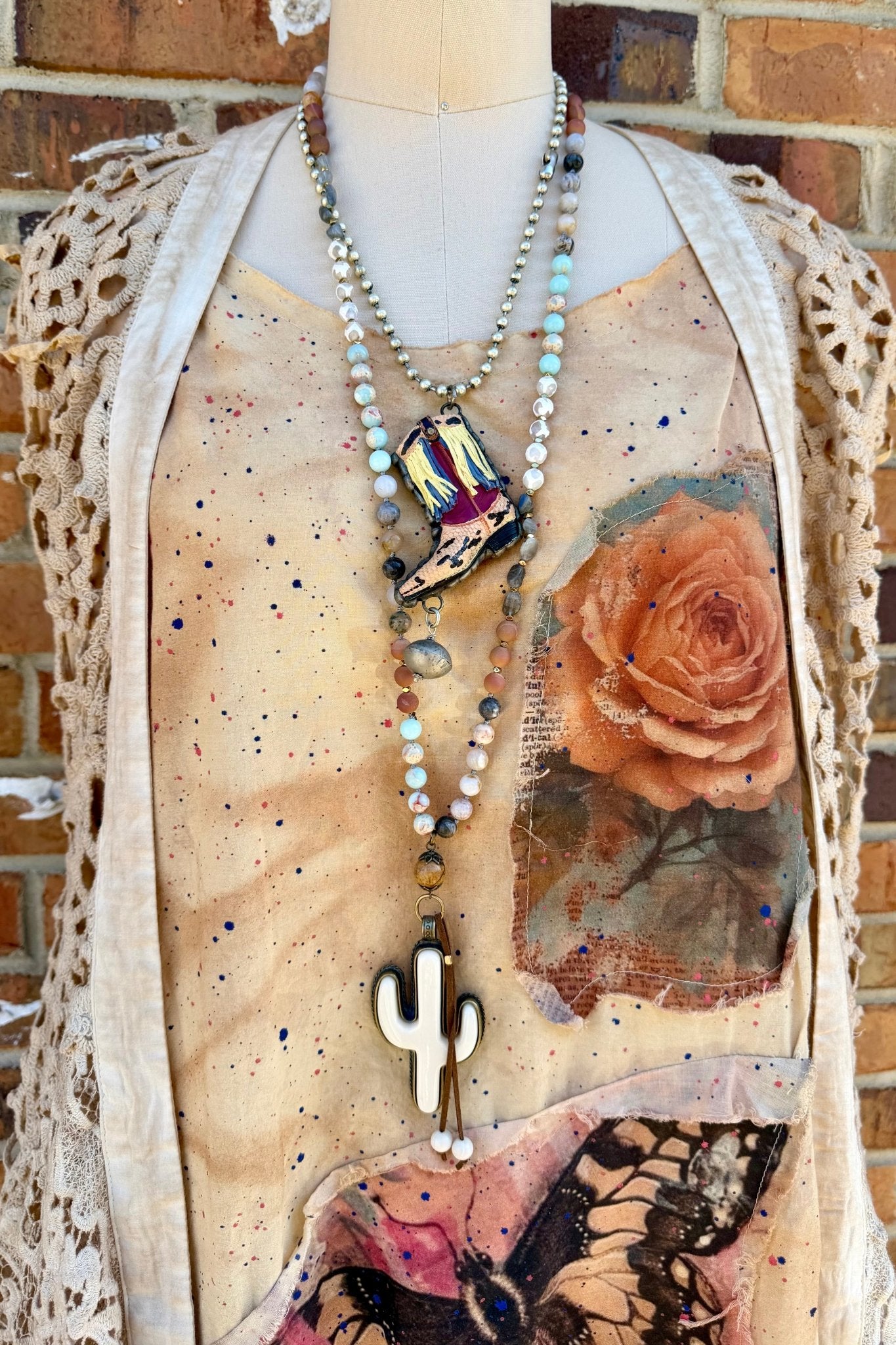 Cactus Necklace - ivyandlavyboutique ivyandlavyboutique