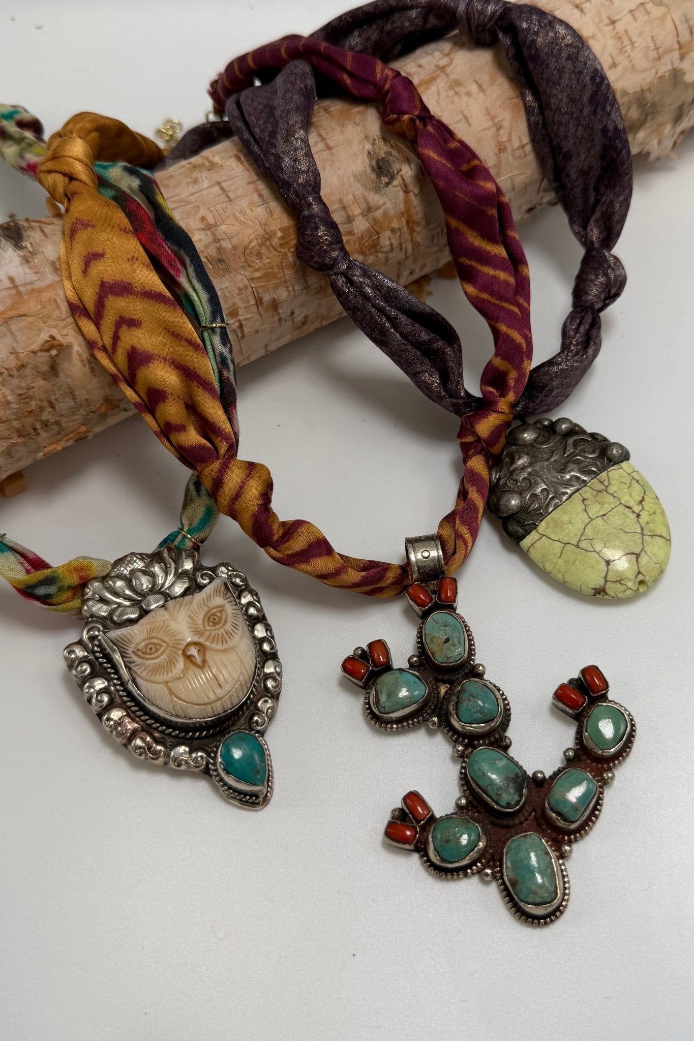 Cactus Pendant Fabric Choker - ivyandlavyboutique ivyandlavyboutique