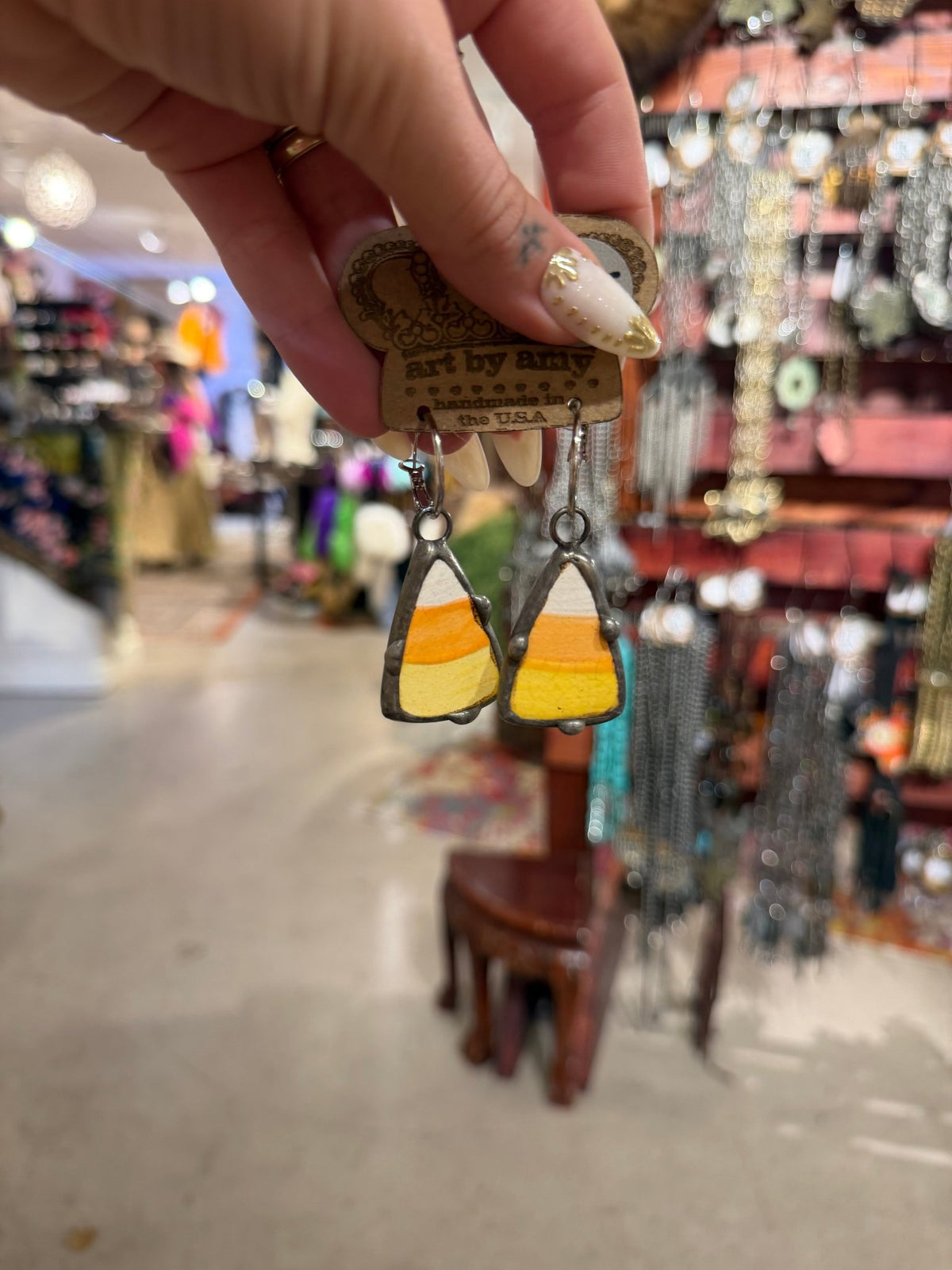 Candy Corn Earring - ivyandlavyboutique ivyandlavyboutique