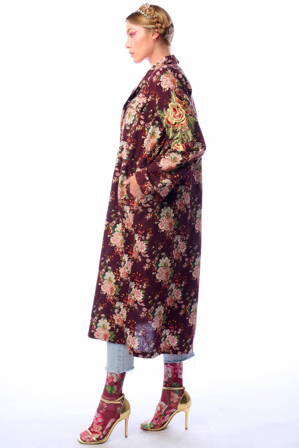 Cara Delvinge Coat - ivyandlavyboutique Aratta
