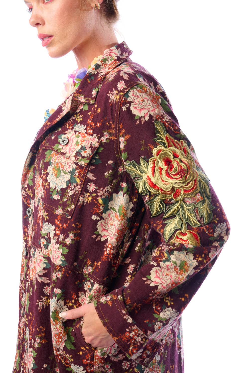 Cara Delvinge Coat - ivyandlavyboutique Aratta