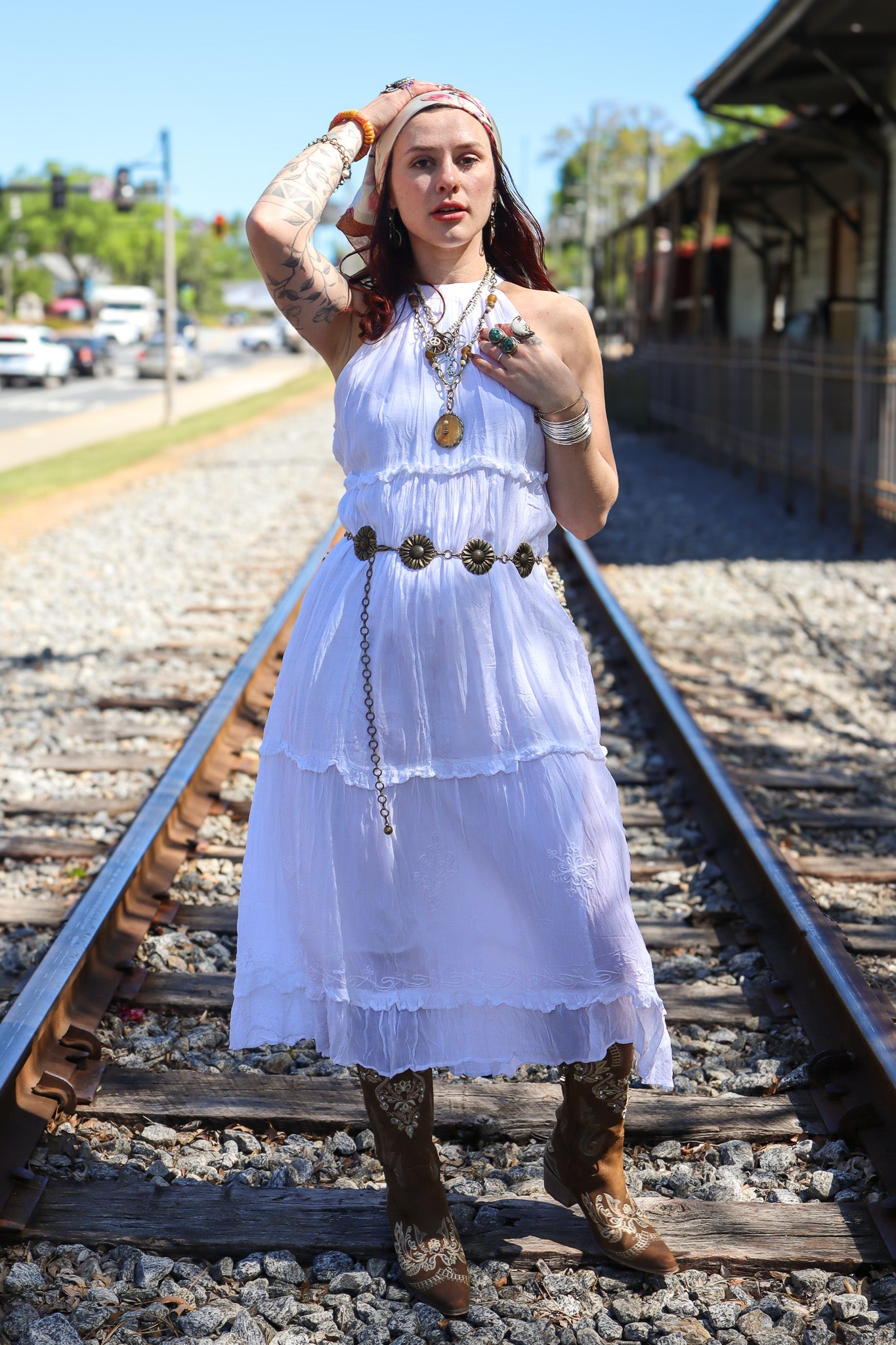 Carnelian Stone Statement Drop Necklace - ivyandlavyboutique Spirit Lala