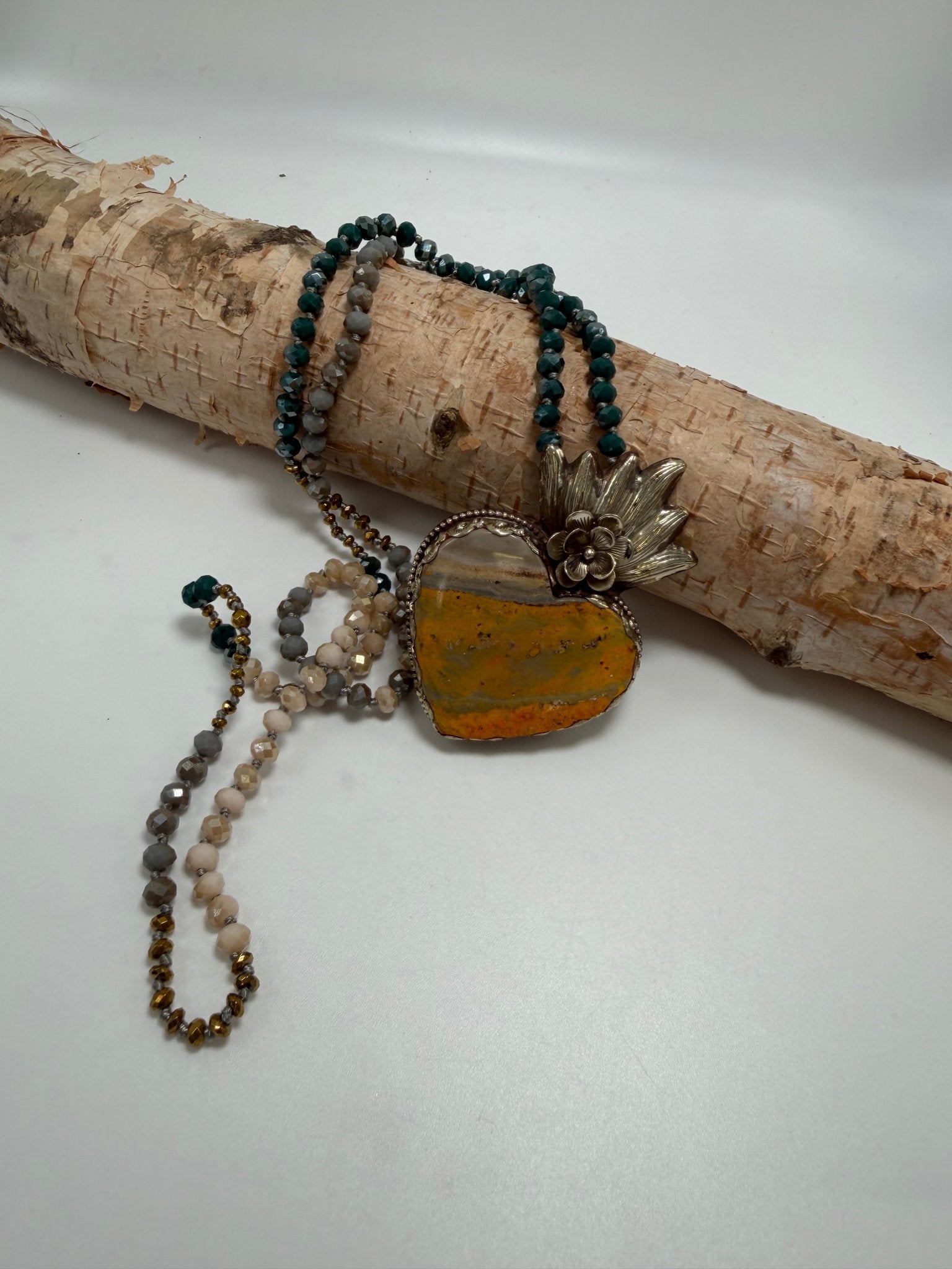 Carved Heart on Chain - ivyandlavyboutique ivyandlavyboutique