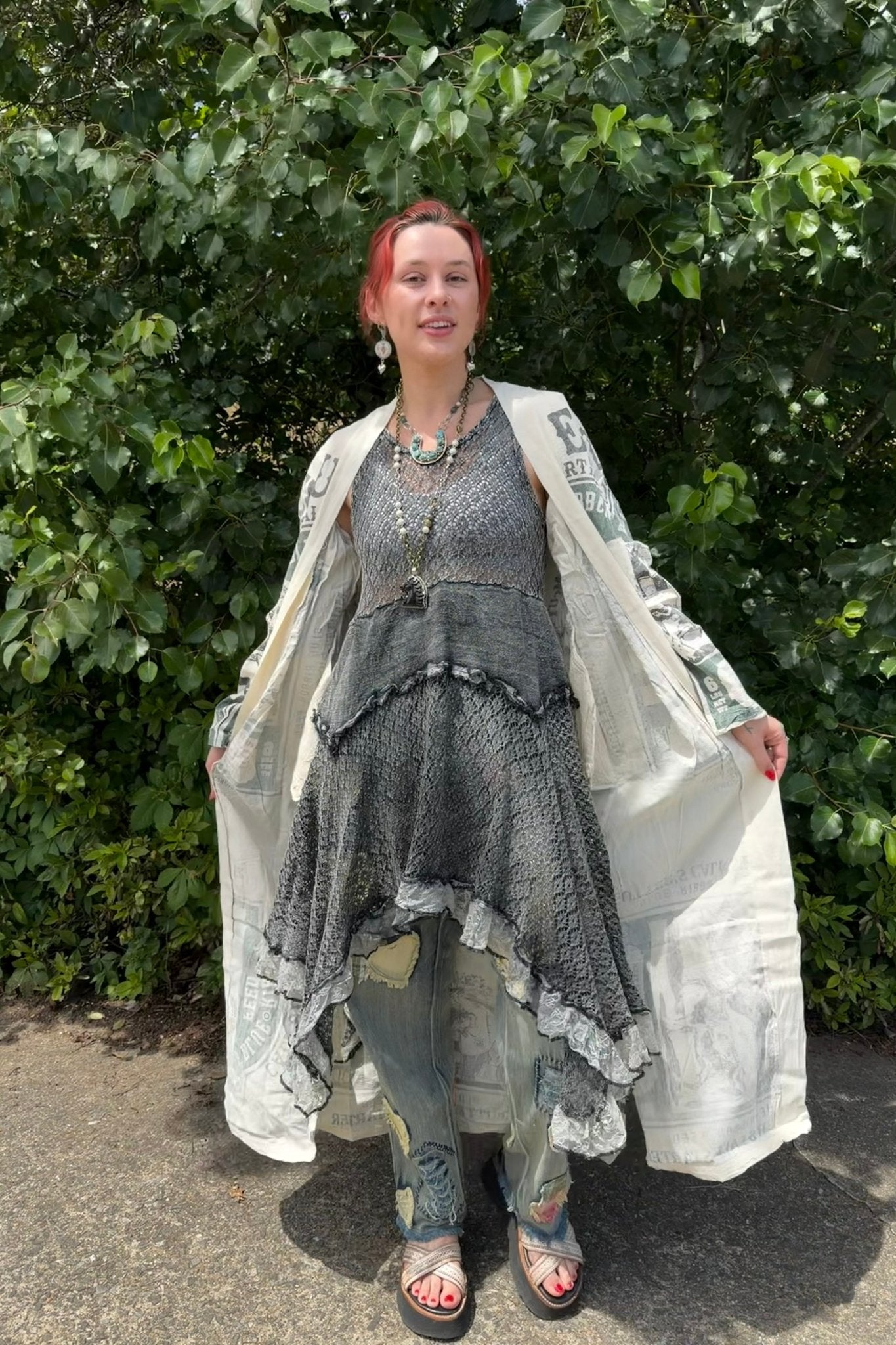 Cattle Maxi Duster - ivyandlavyboutique Kathmandu Imports