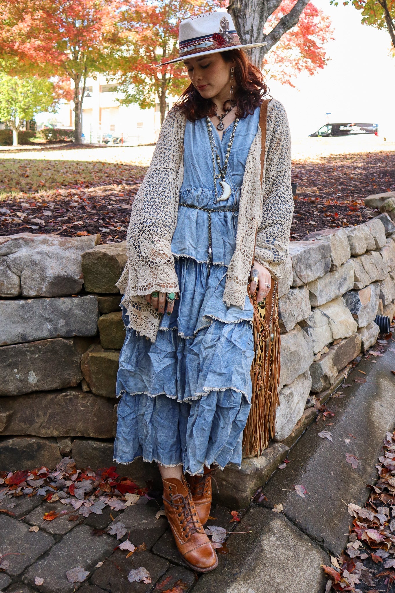 Chambray Skies Duster Jacket - ivyandlavyboutique Jaded Gypsy