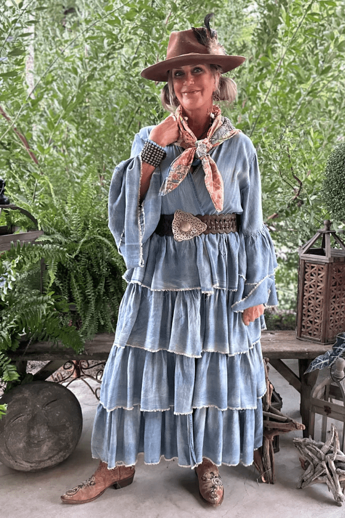 Chambray Skies Duster Jacket - ivyandlavyboutique Jaded Gypsy