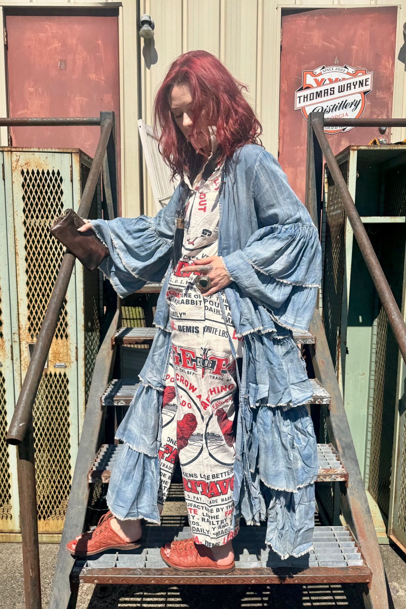 Chambray Skies Duster Jacket - ivyandlavyboutique Jaded Gypsy