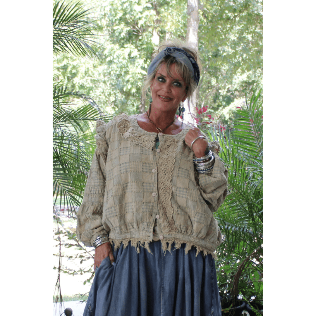 Checking On You Top - ivyandlavyboutique Jaded Gypsy